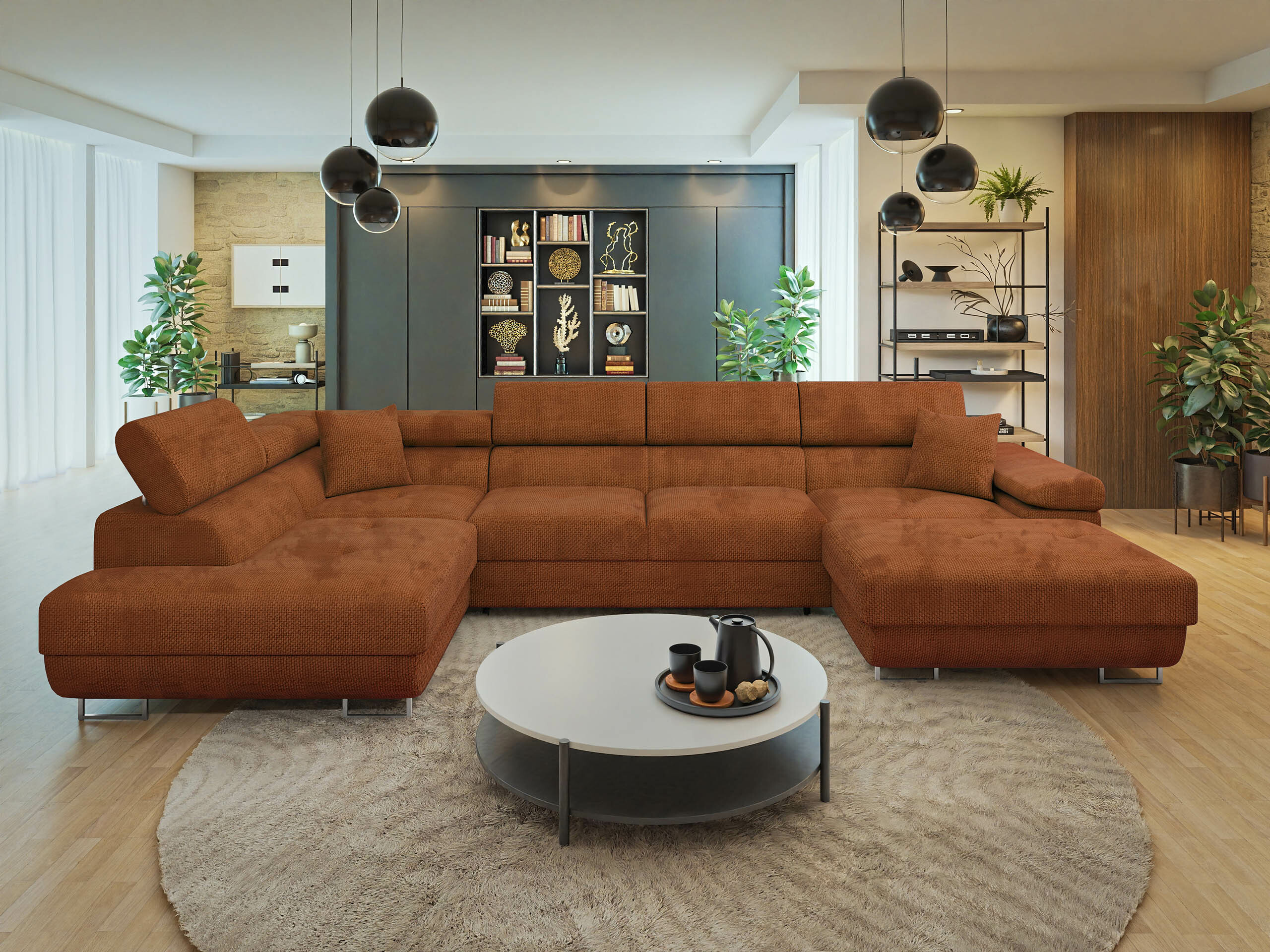 Canapé d'angle Comfivo Eliferu 103 (Flow 09)