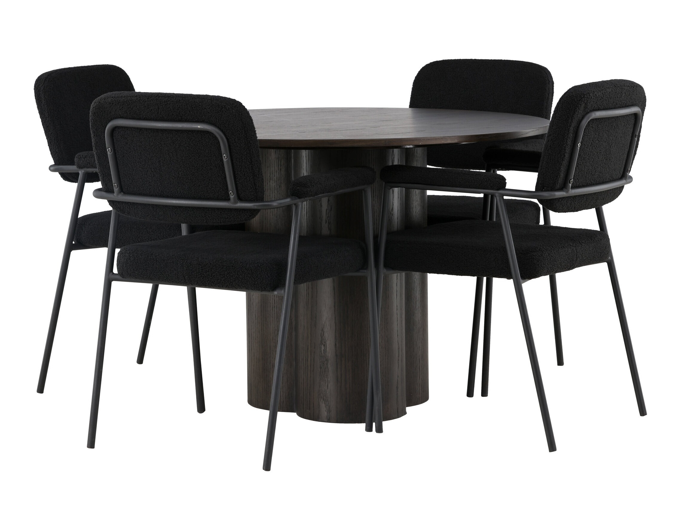 Salle à manger complète Dallas 4358 (Marron)