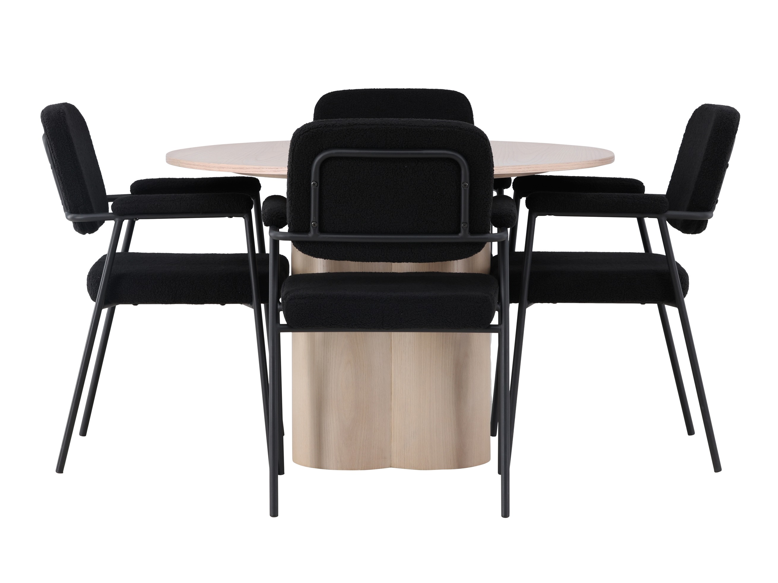 Salle à manger complète Dallas 4358 (Clair bois)