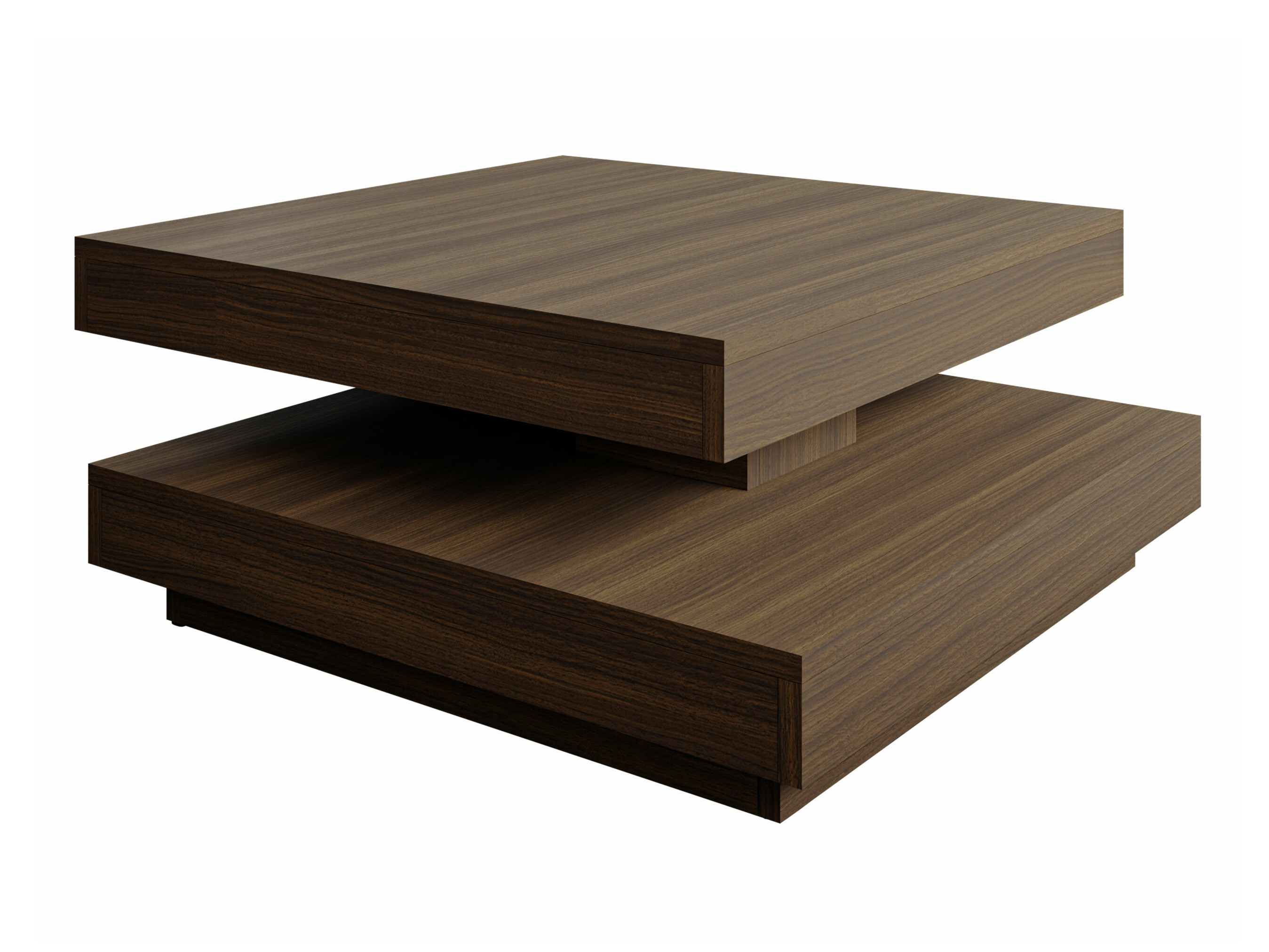 Table basse transformateur Comfivo Pisces (Noyer)