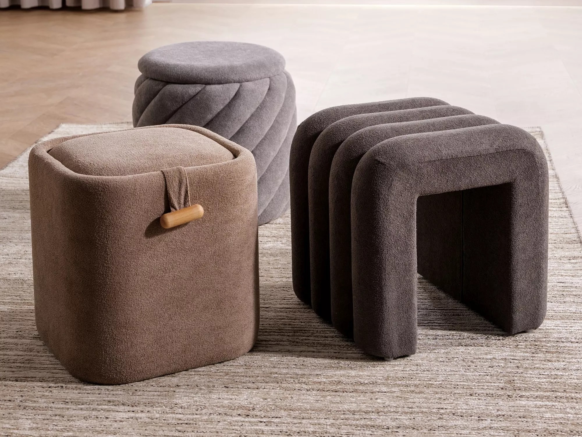 Pouf Detroit 936 (Gris)