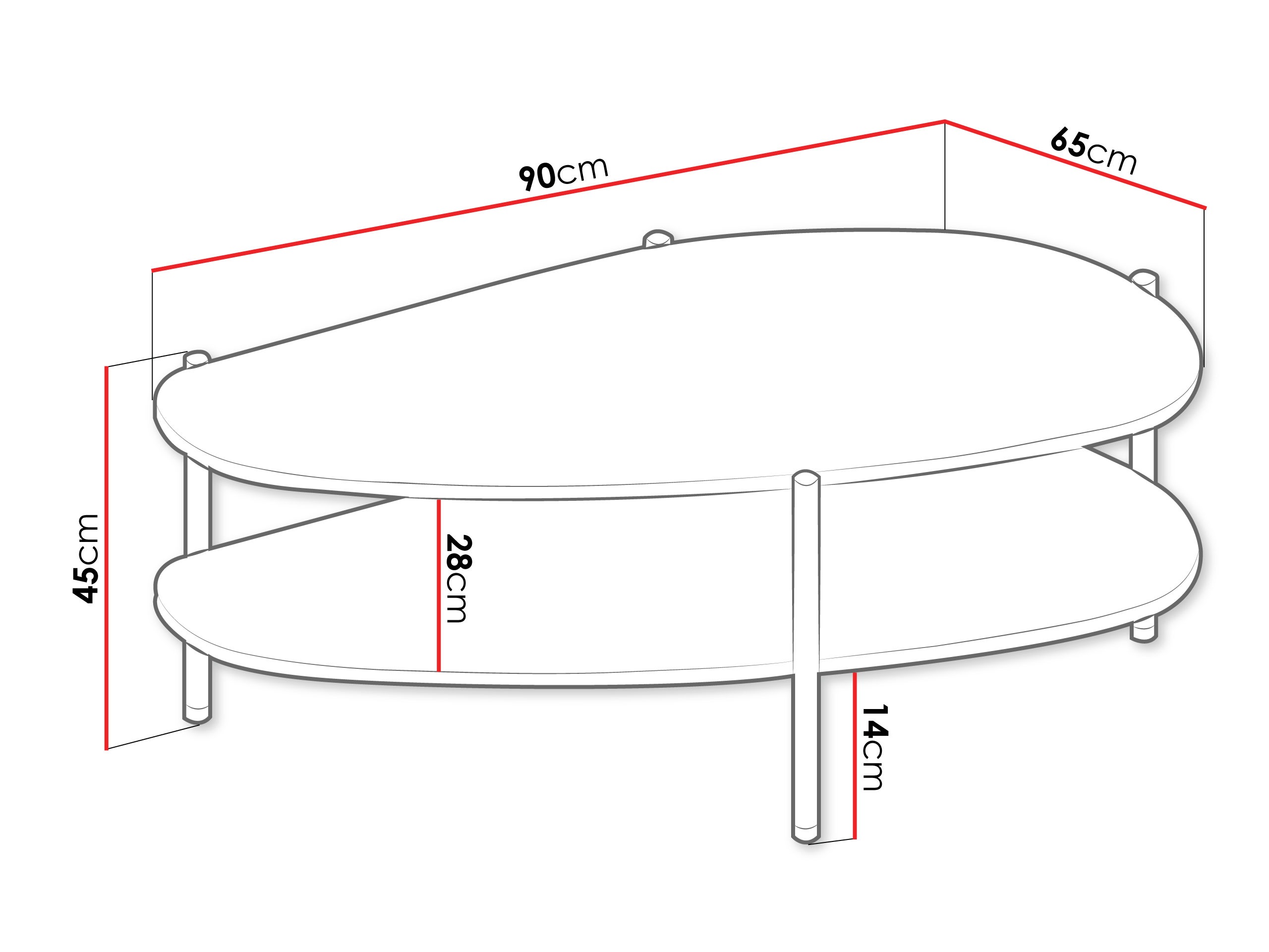 Table basse Mavtoru 109 (Cachemire)