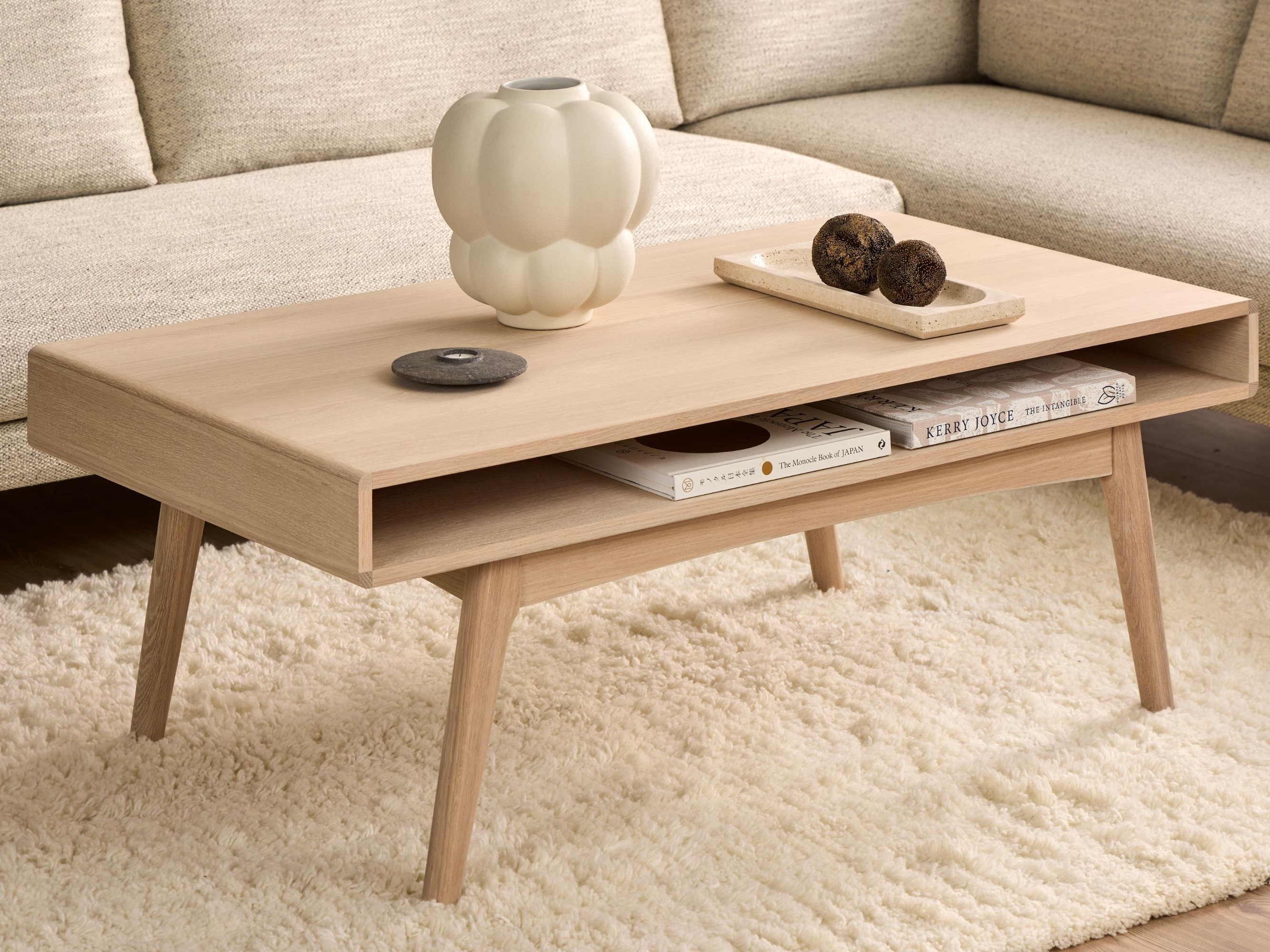 Table basse Norsica Elmdome 105 (Brun clair)