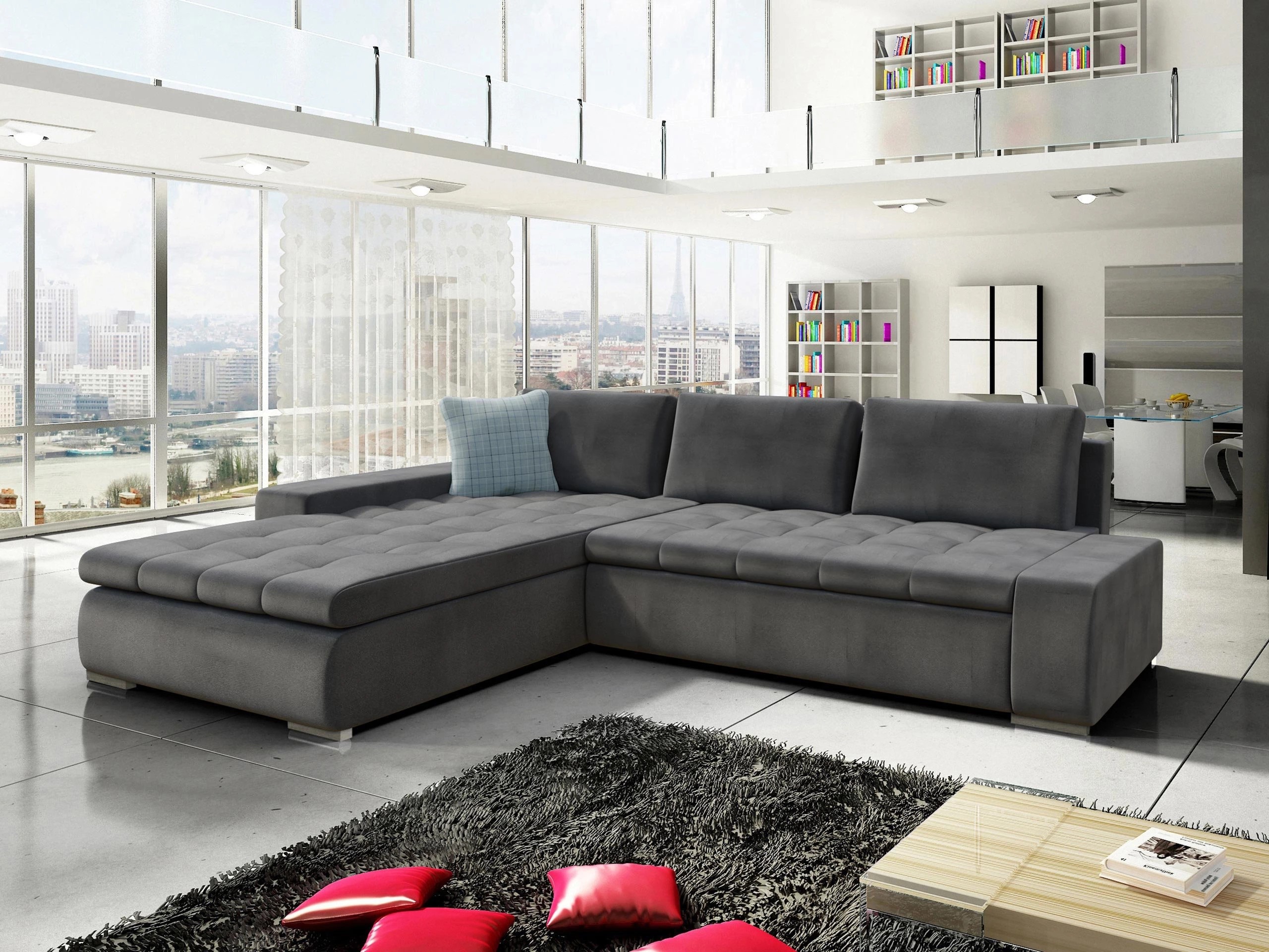 Canapé d'angle Comfivo Nitor II (Kronos 022 + Senegal 818)