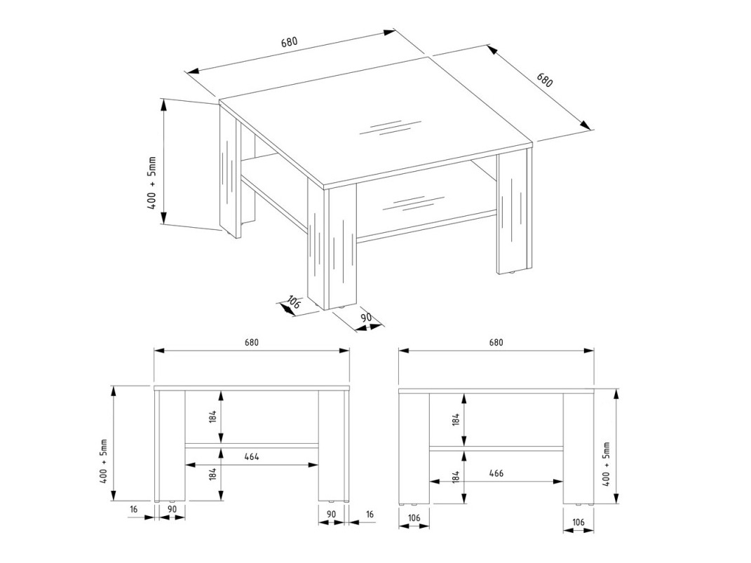 Table basse Mandeville 358
