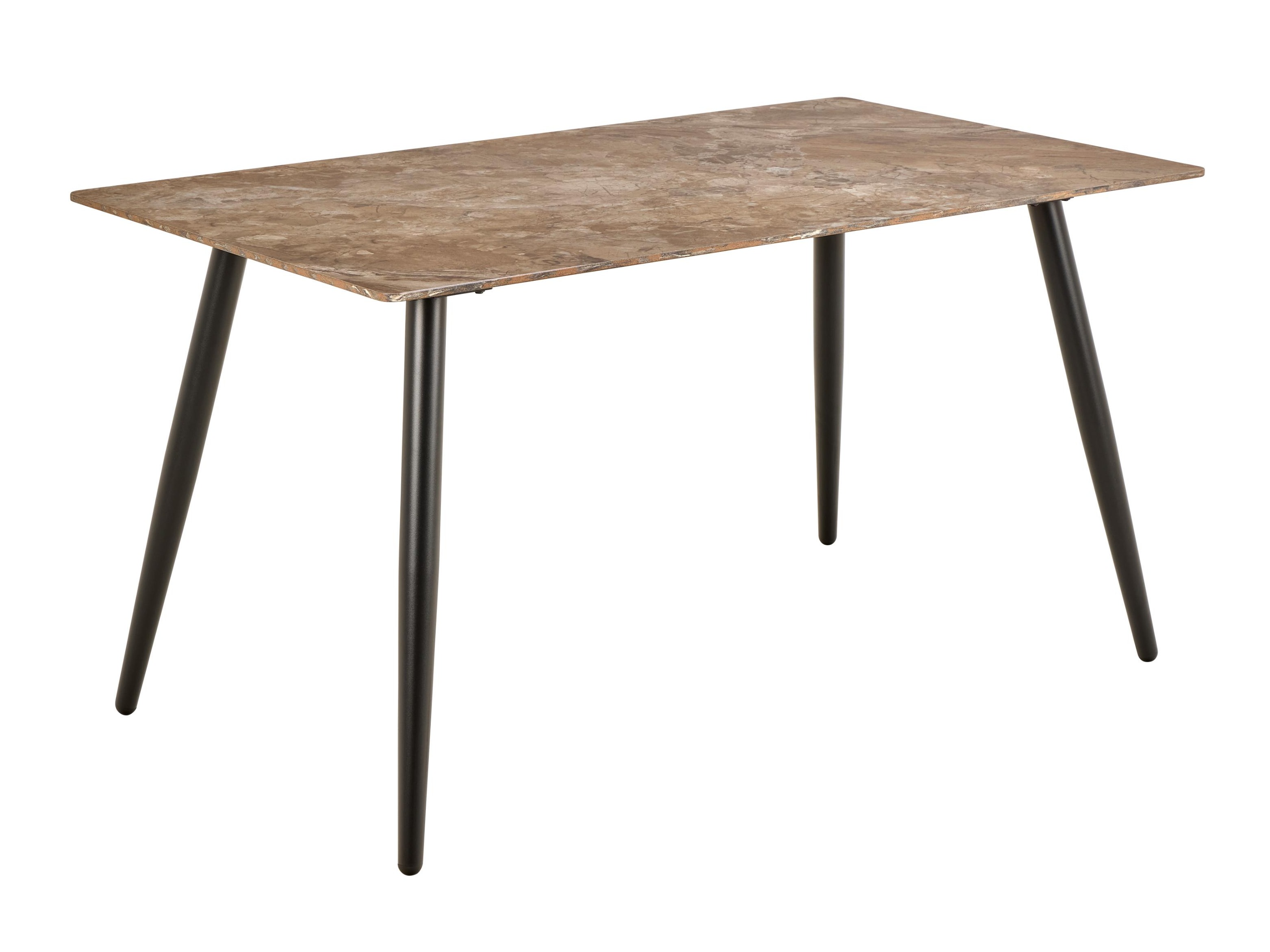 Salle à manger complète Norsica 1012 (Beige + Noir)