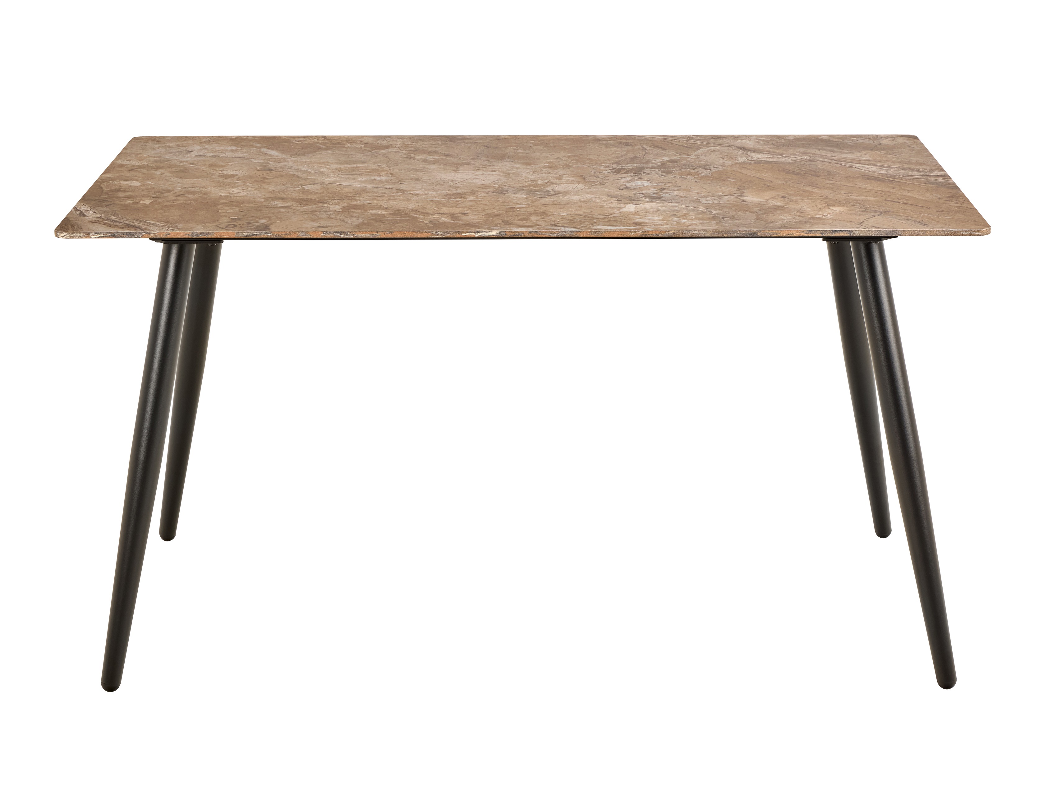 Salle à manger complète Norsica 1012 (Marbre marron)