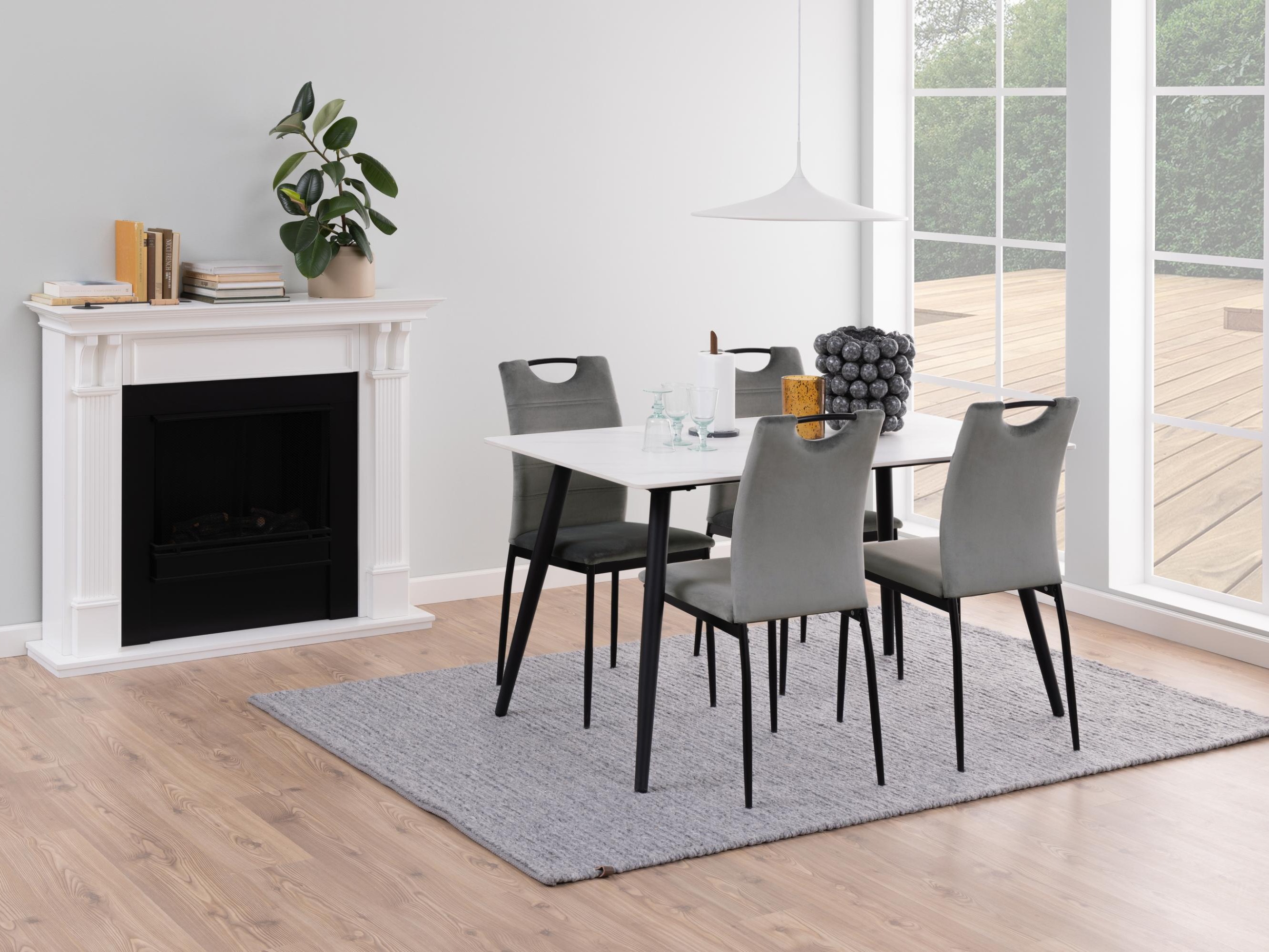 Table Norsica 588 (Marbre blanc)