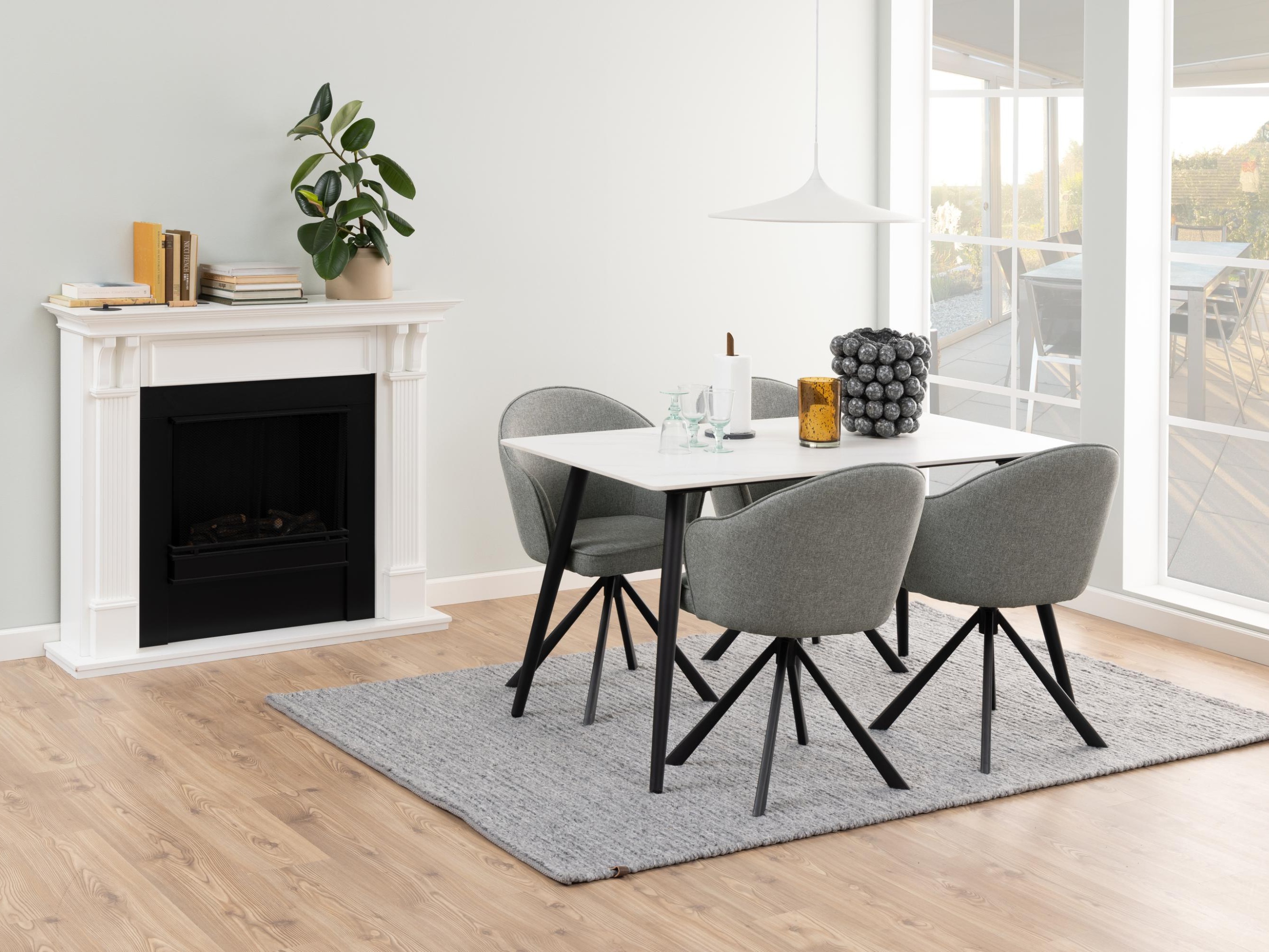 Table Norsica 588 (Marbre blanc)