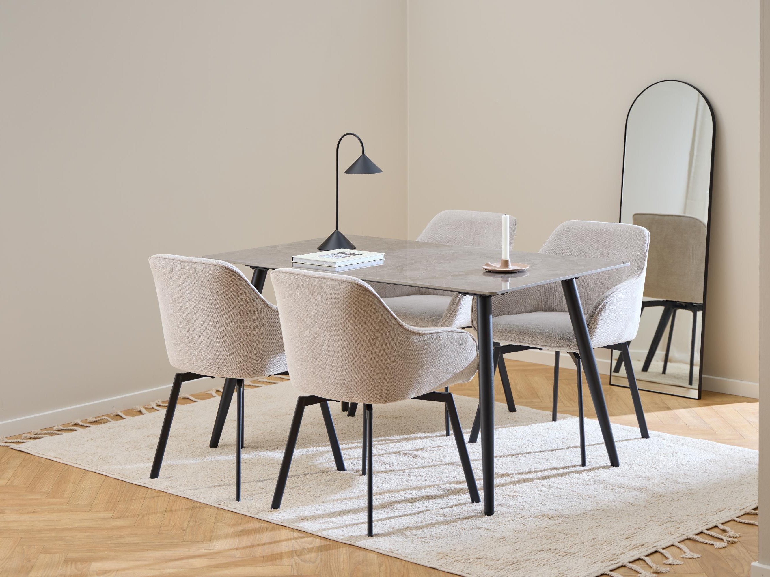Table Norsica 588 (Marbre gris)