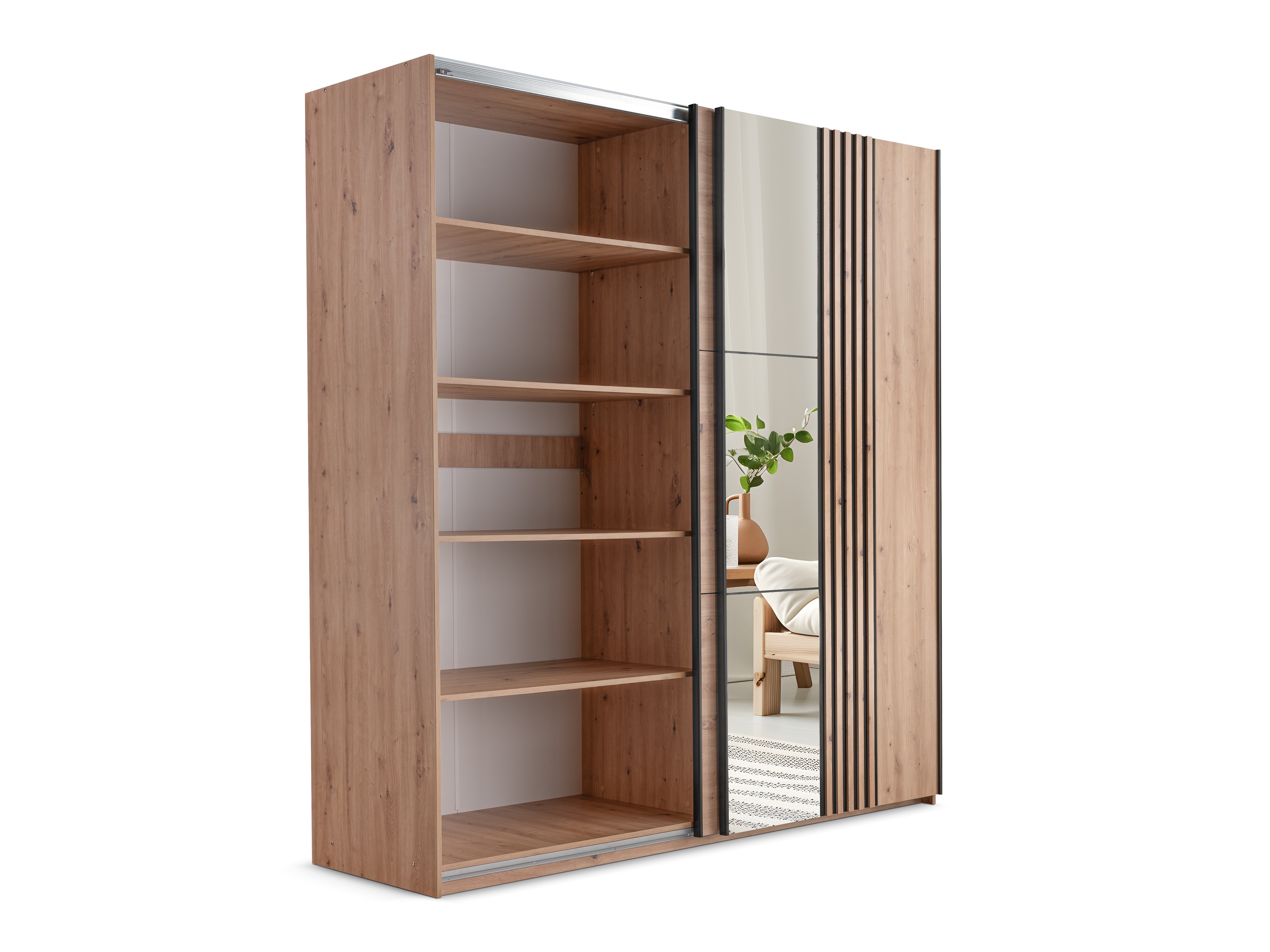 Armoire Honolulu 253 (Chêne Artisan)
