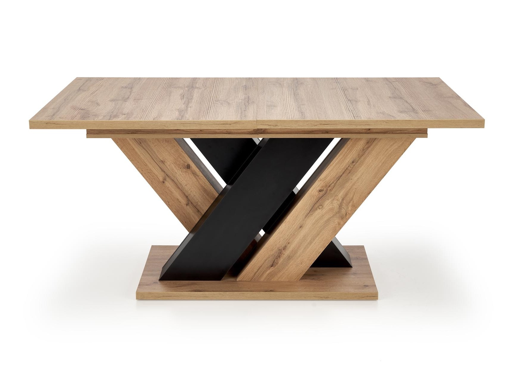 Table Houston 2091 (Chêne wotan + Noir)