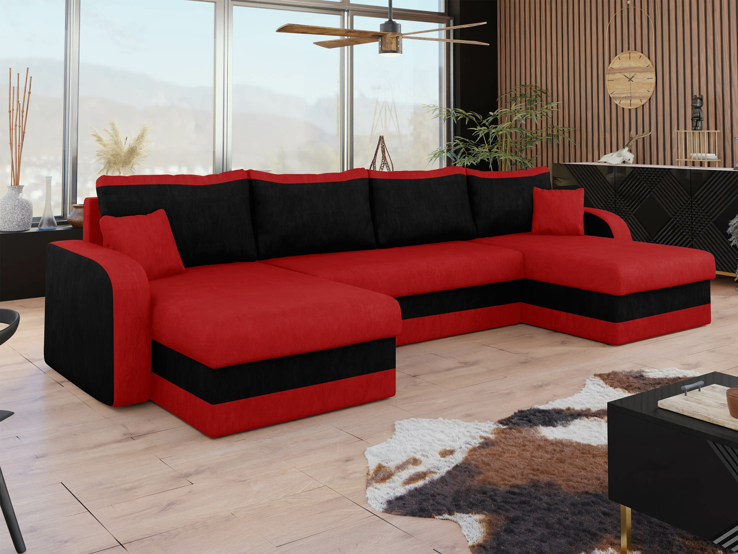 Canapé d'angle Comfivo Melissa IV (Mikrofaza 22 + Mikrofaza 15)