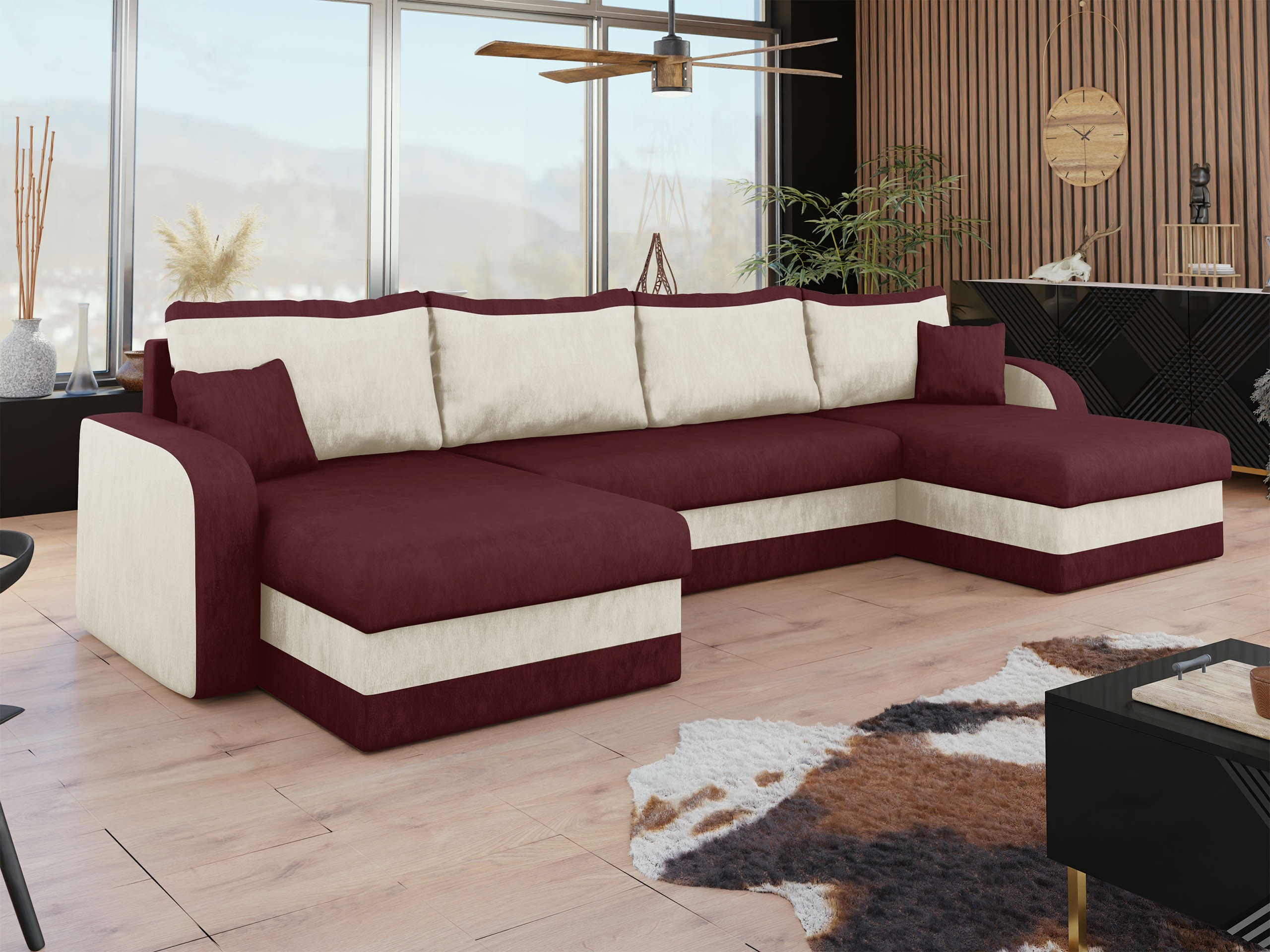 Canapé d'angle Comfivo Melissa IV (Mikrofaza 25 + Mikrofaza 31)