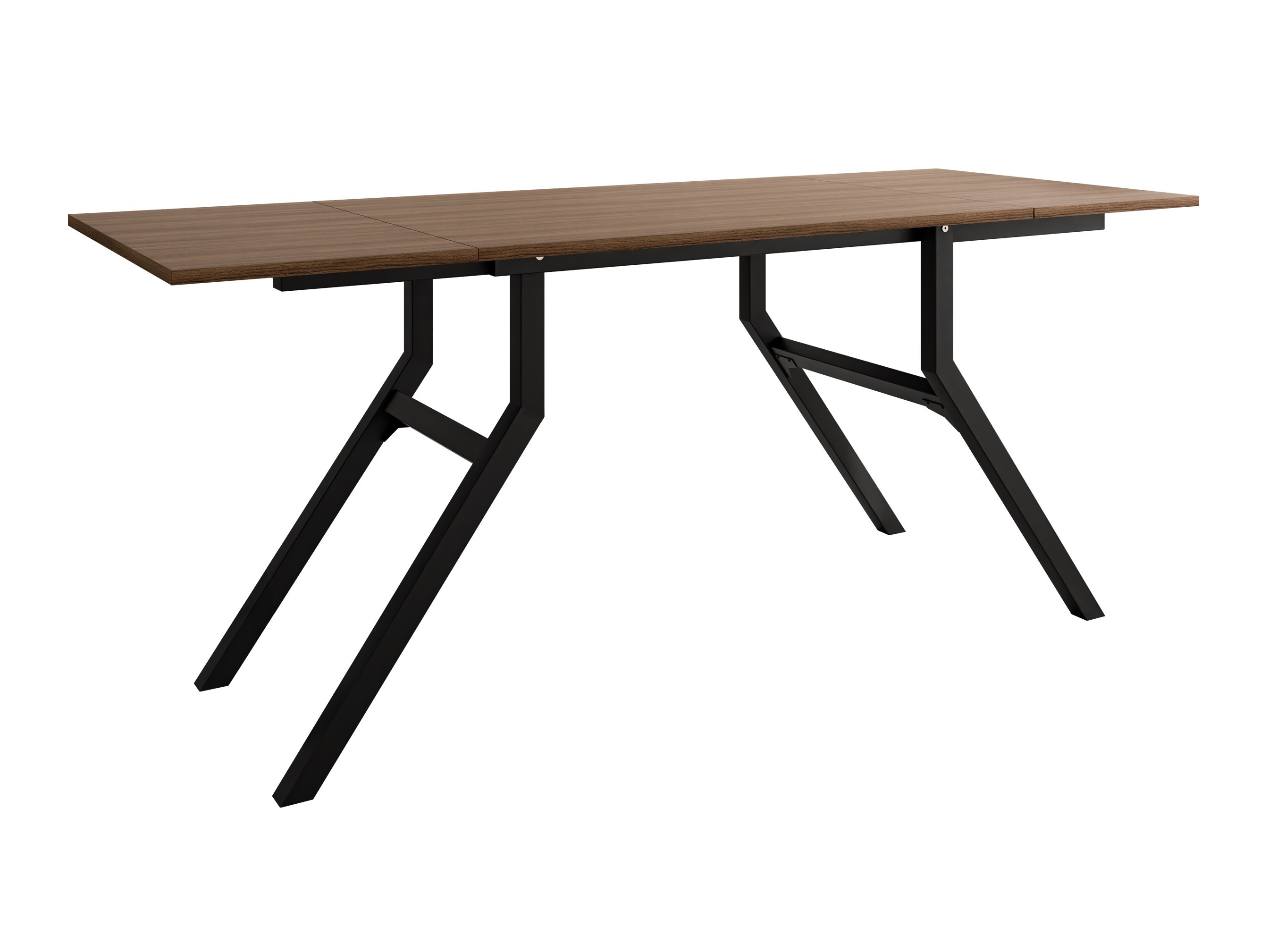 Table basse transformable Oswego 151 (Noyer + Noir)