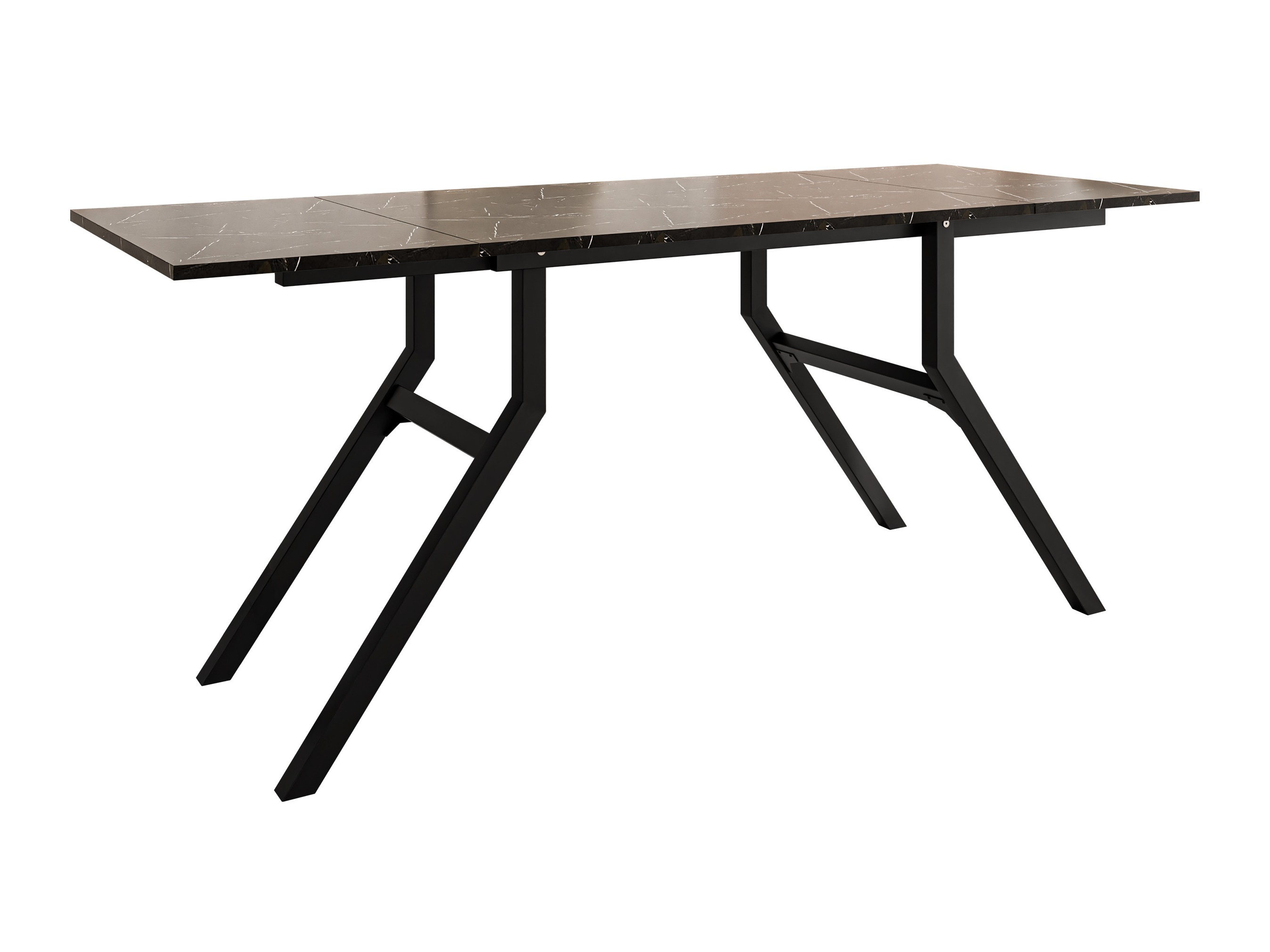 Table basse transformateur Oswego 151 (Marbre noir + Noir)