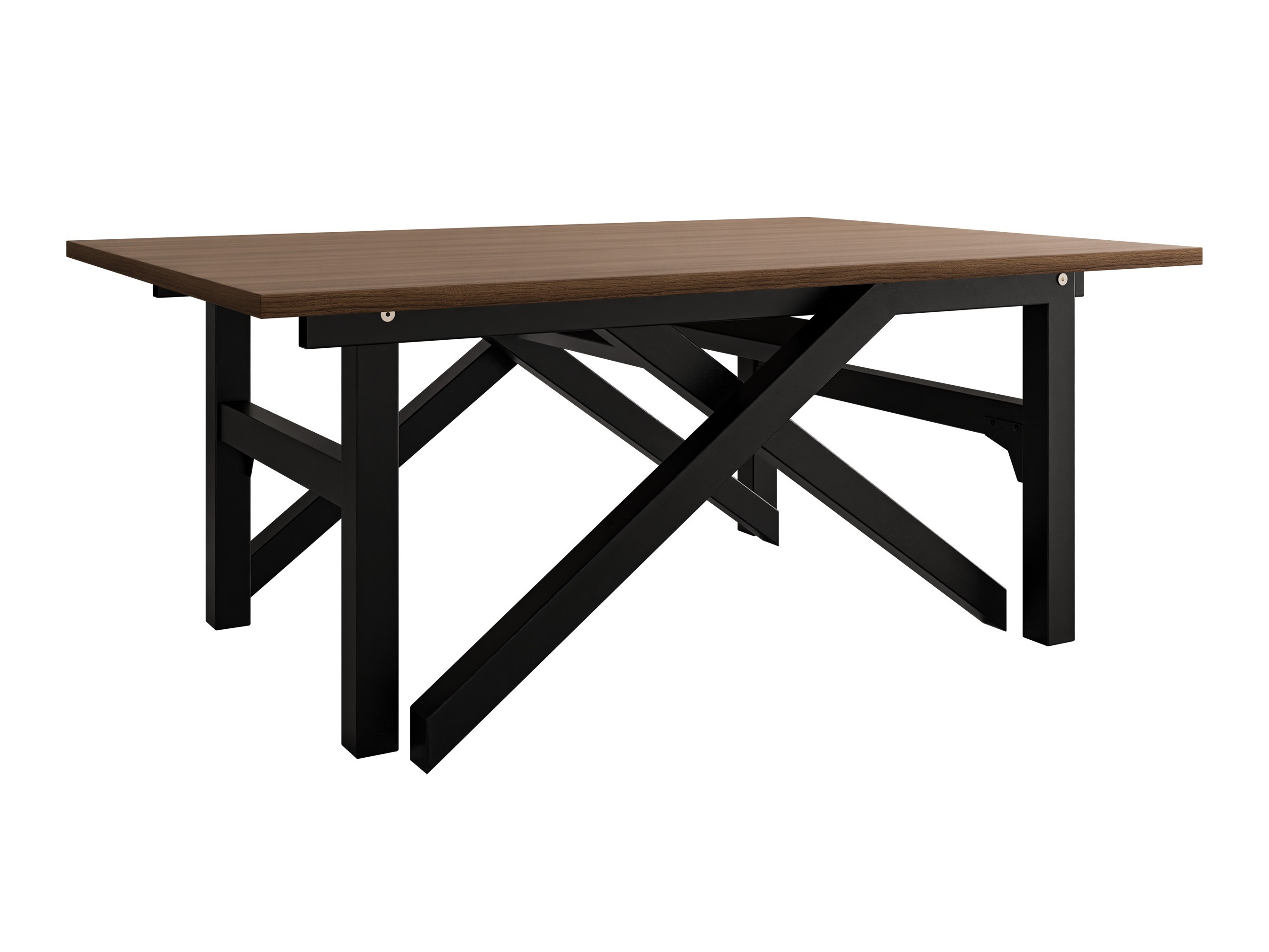 Table basse transformateur Oswego 151 (Noyer + Noir)