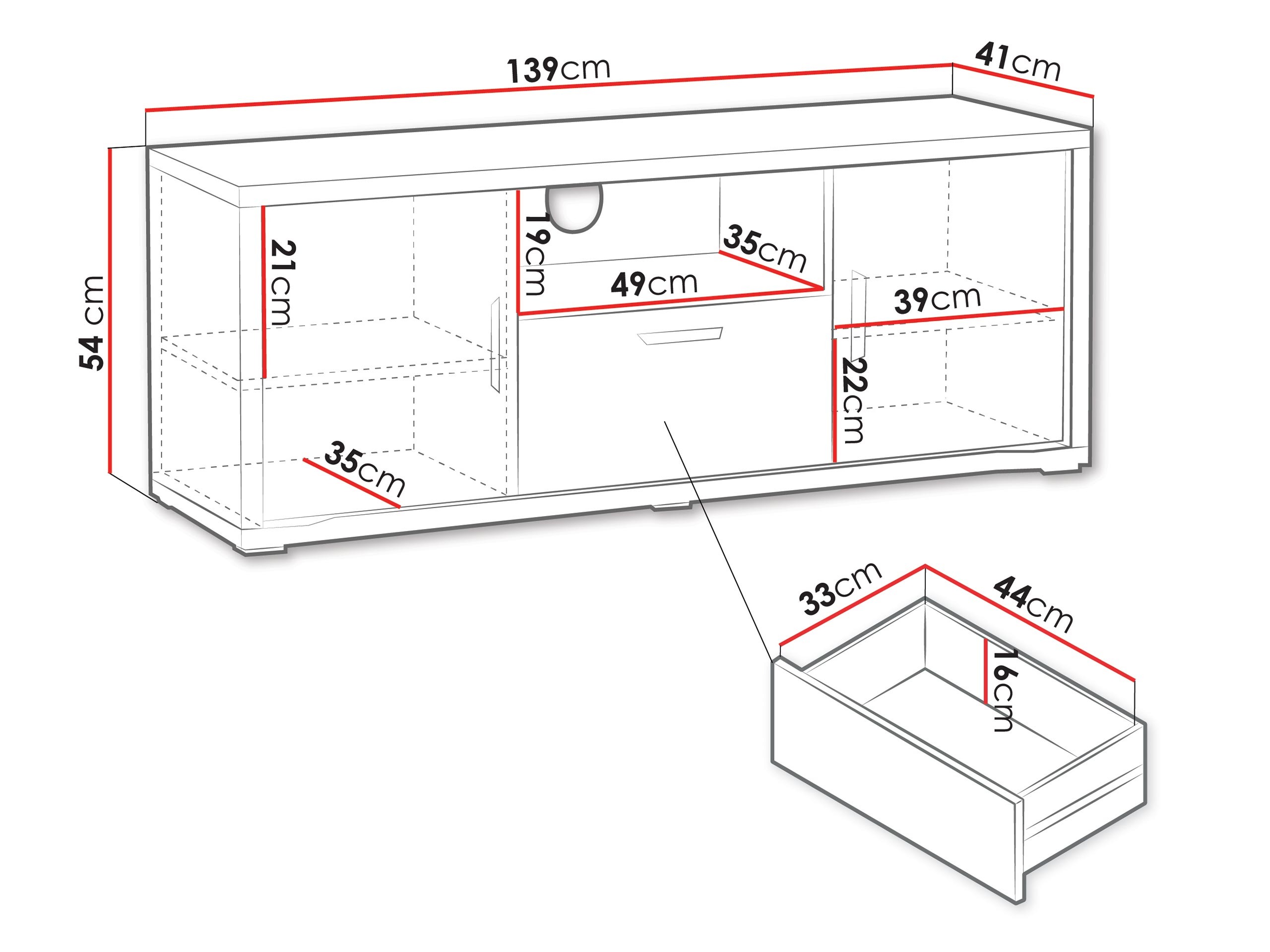 Meuble TV Elisale 105