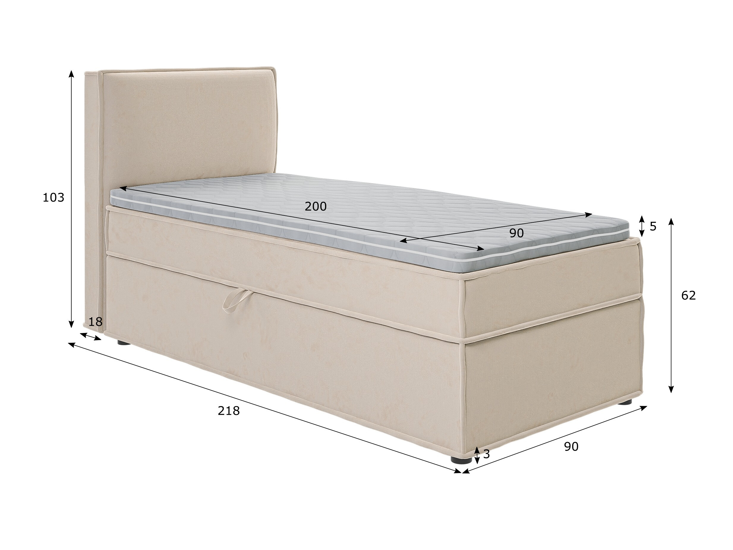 Lit boxspring Rocklin 134 (Enjoy New 01)