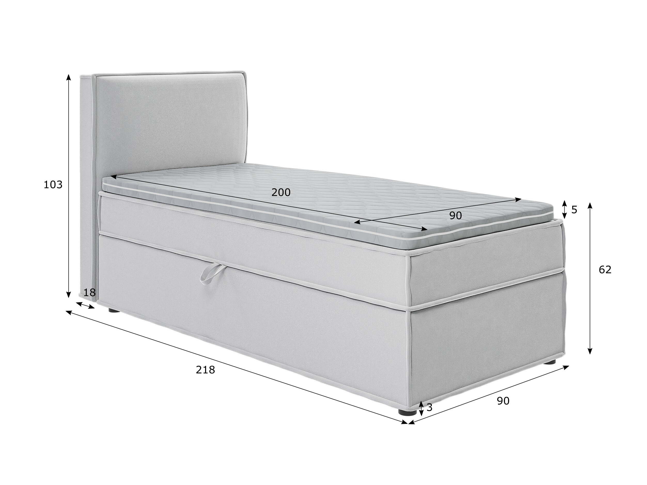 Lit boxspring Rocklin 134 (Enjoy New 20)
