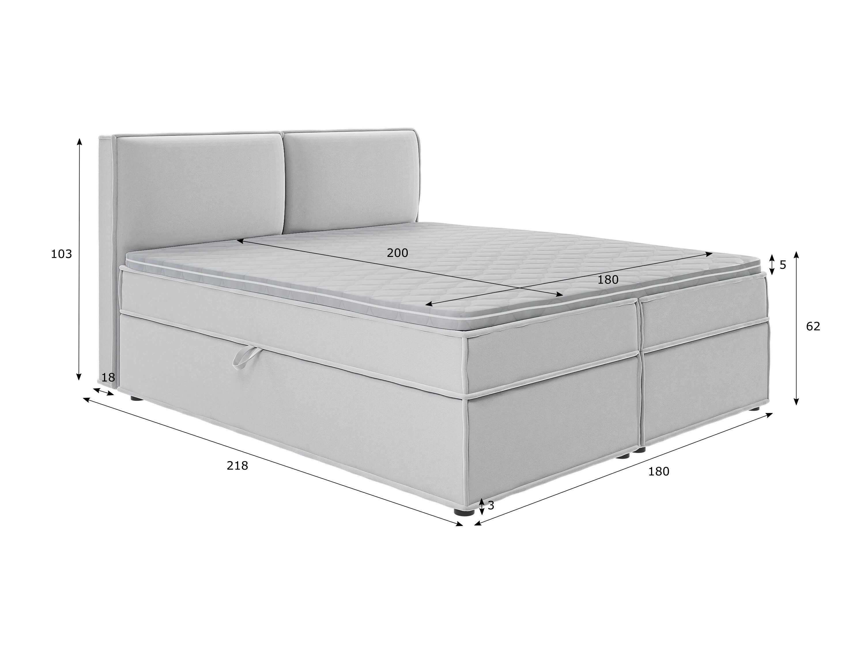 Lit boxspring Rocklin 134 (Enjoy New 20)