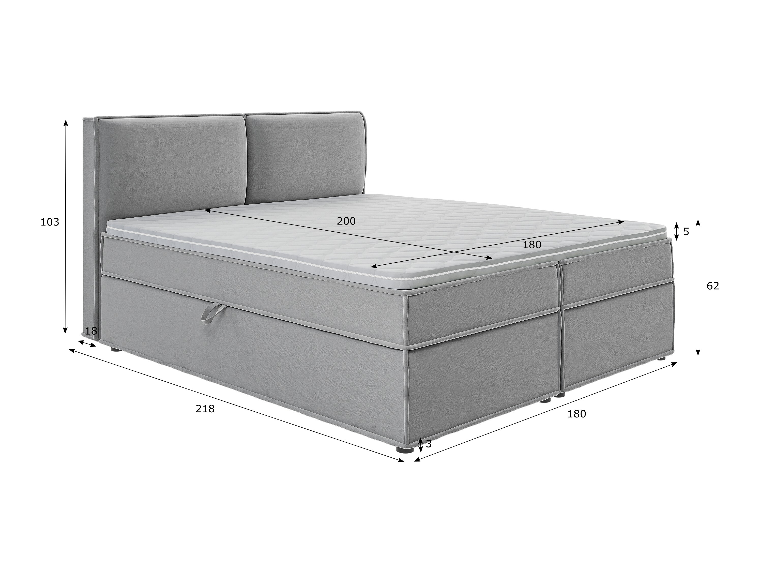 Lit boxspring Rocklin 134 (Enjoy New 21)