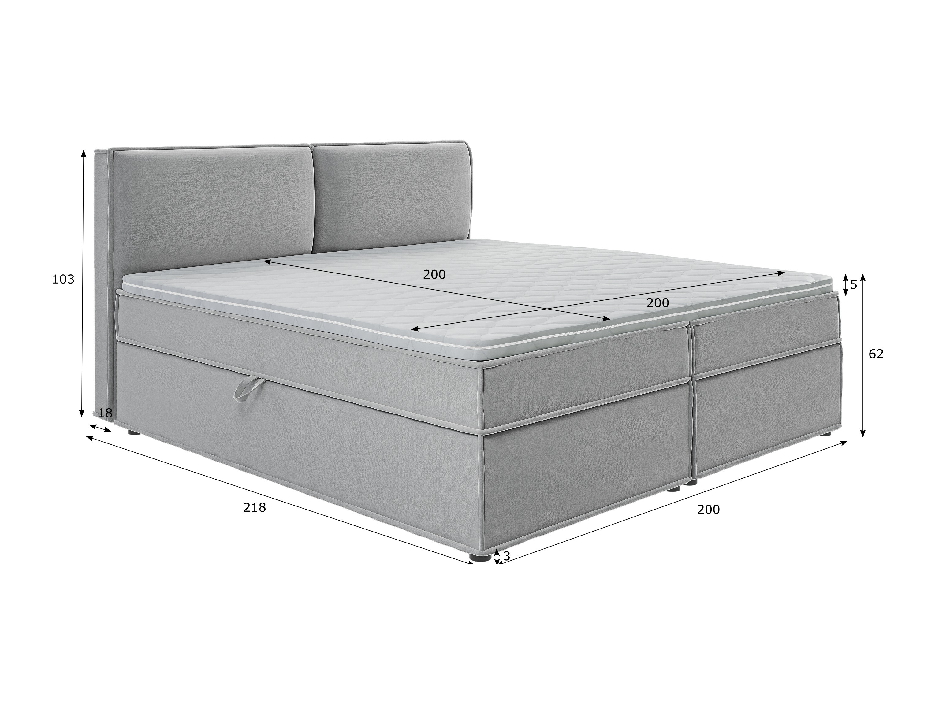 Lit boxspring Rocklin 134 (Enjoy New 21)