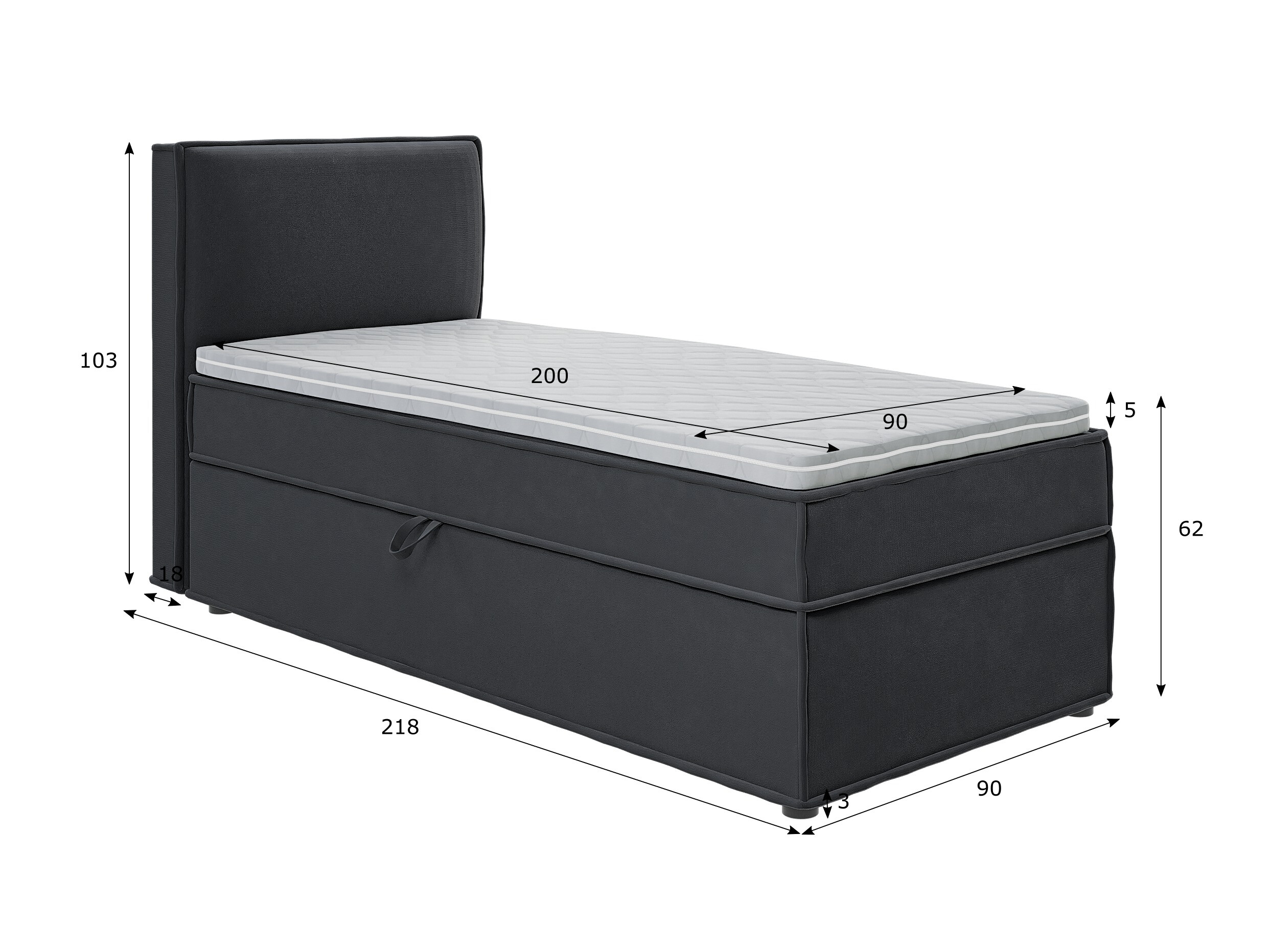 Lit boxspring Rocklin 134 (Enjoy New 24)