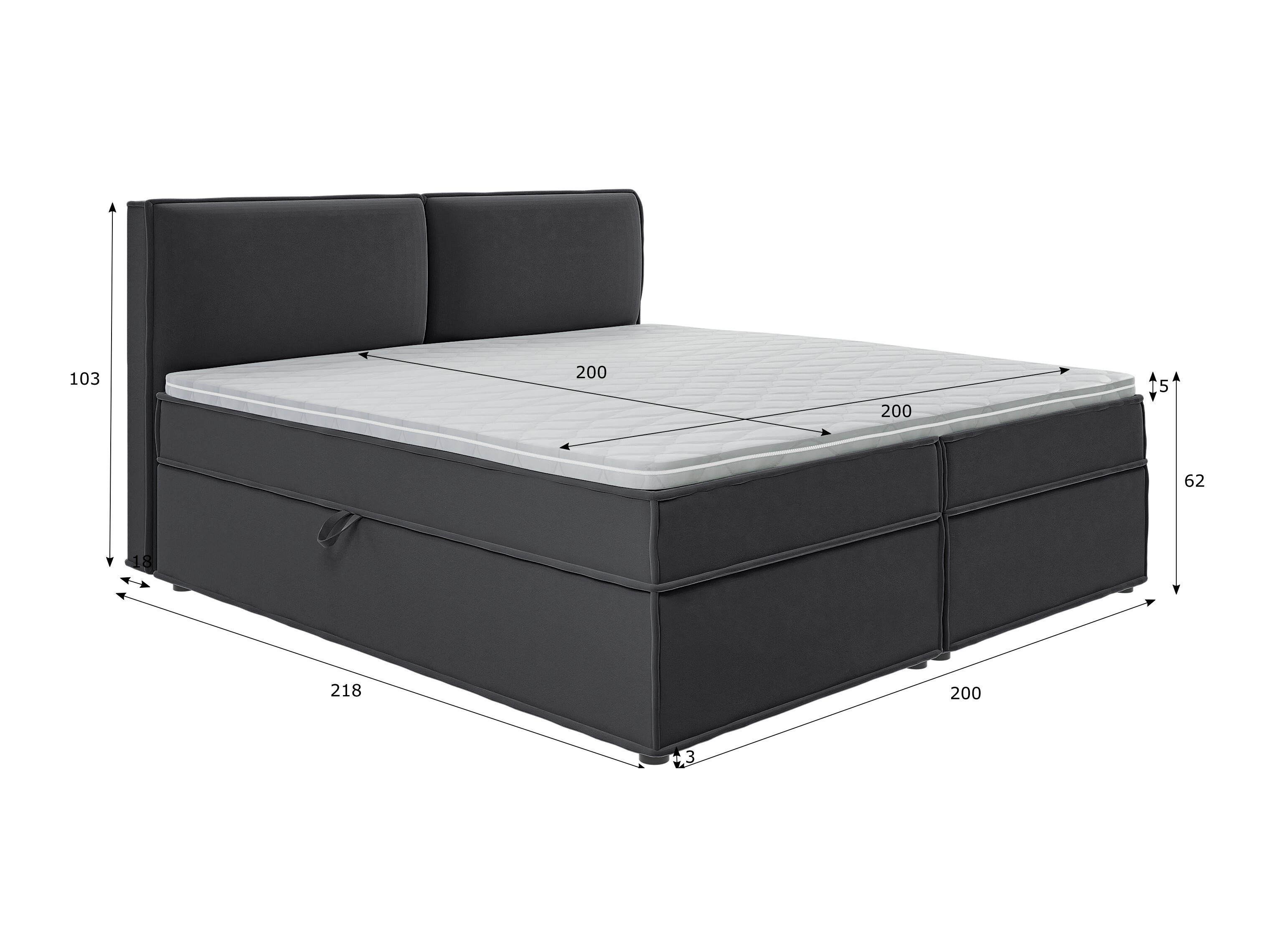 Lit boxspring Rocklin 134 (Enjoy New 24)