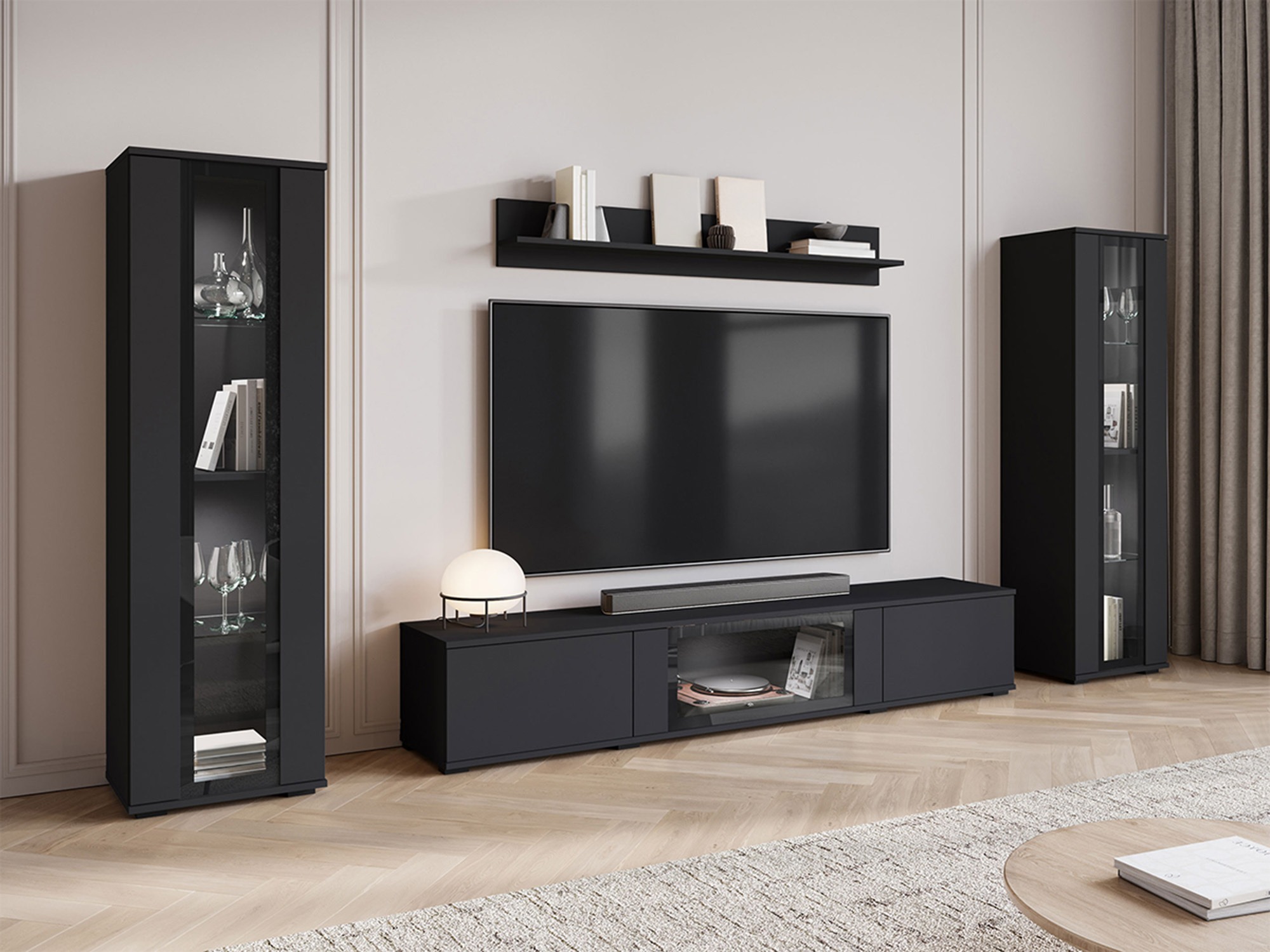 Ensemble de salon Torcame 103 (Noir)