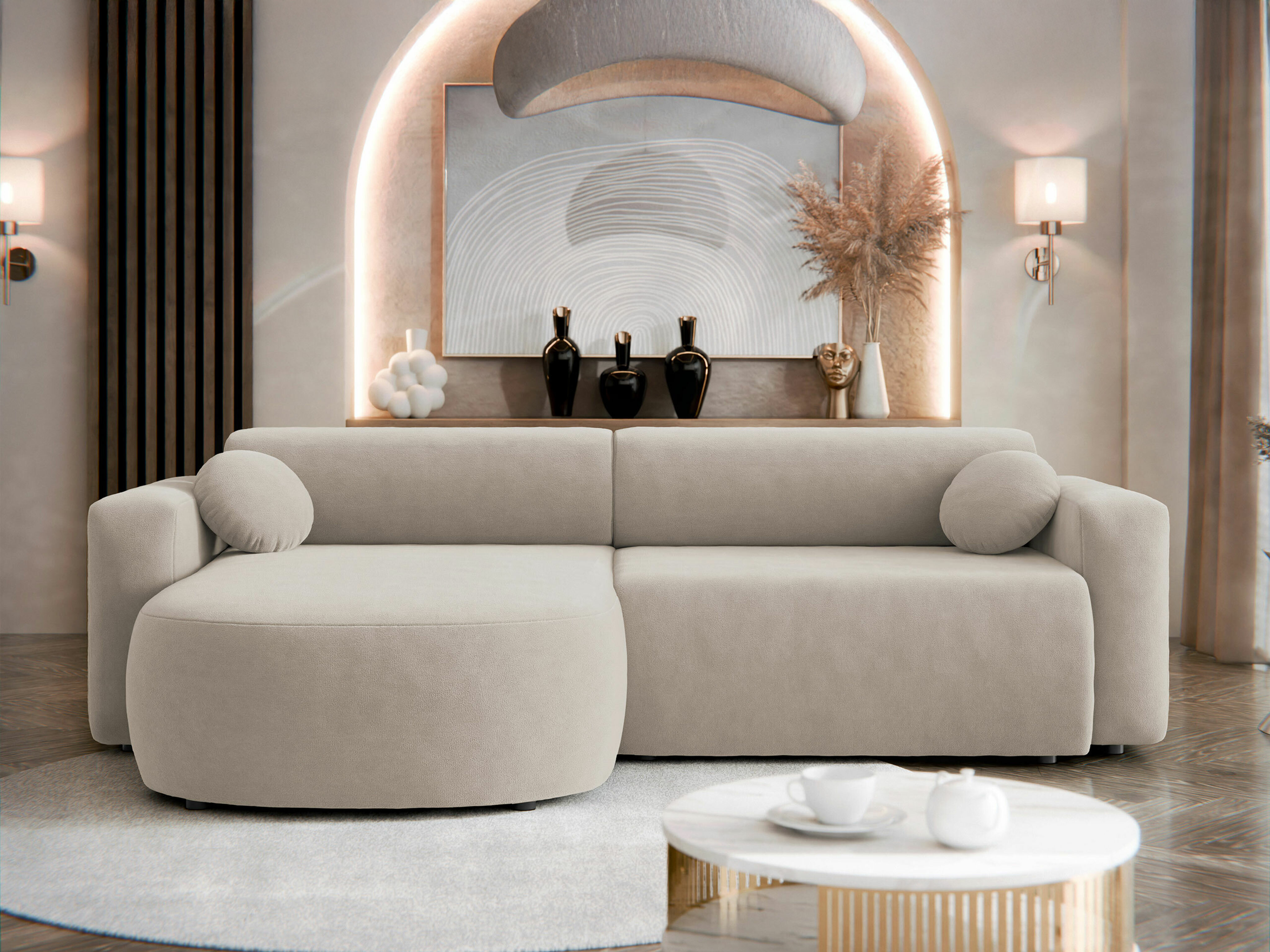 Canapé d'angle Comfivo Corus (Velo 623)