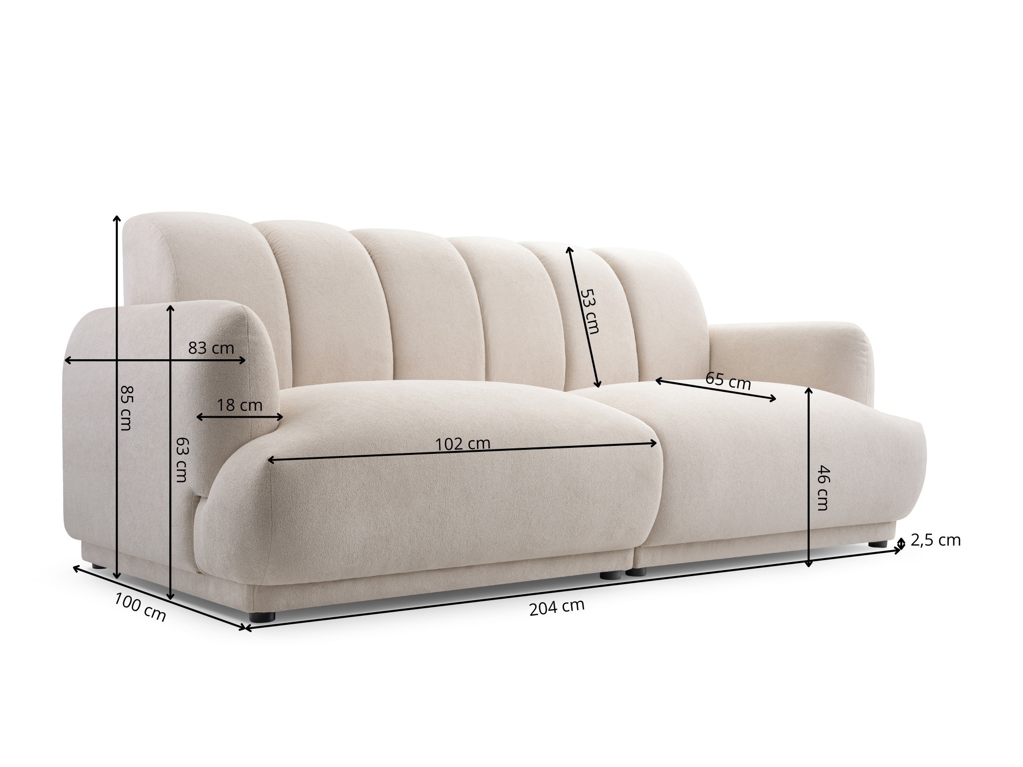 Canapé Lufkin 143 (Gerra 65)