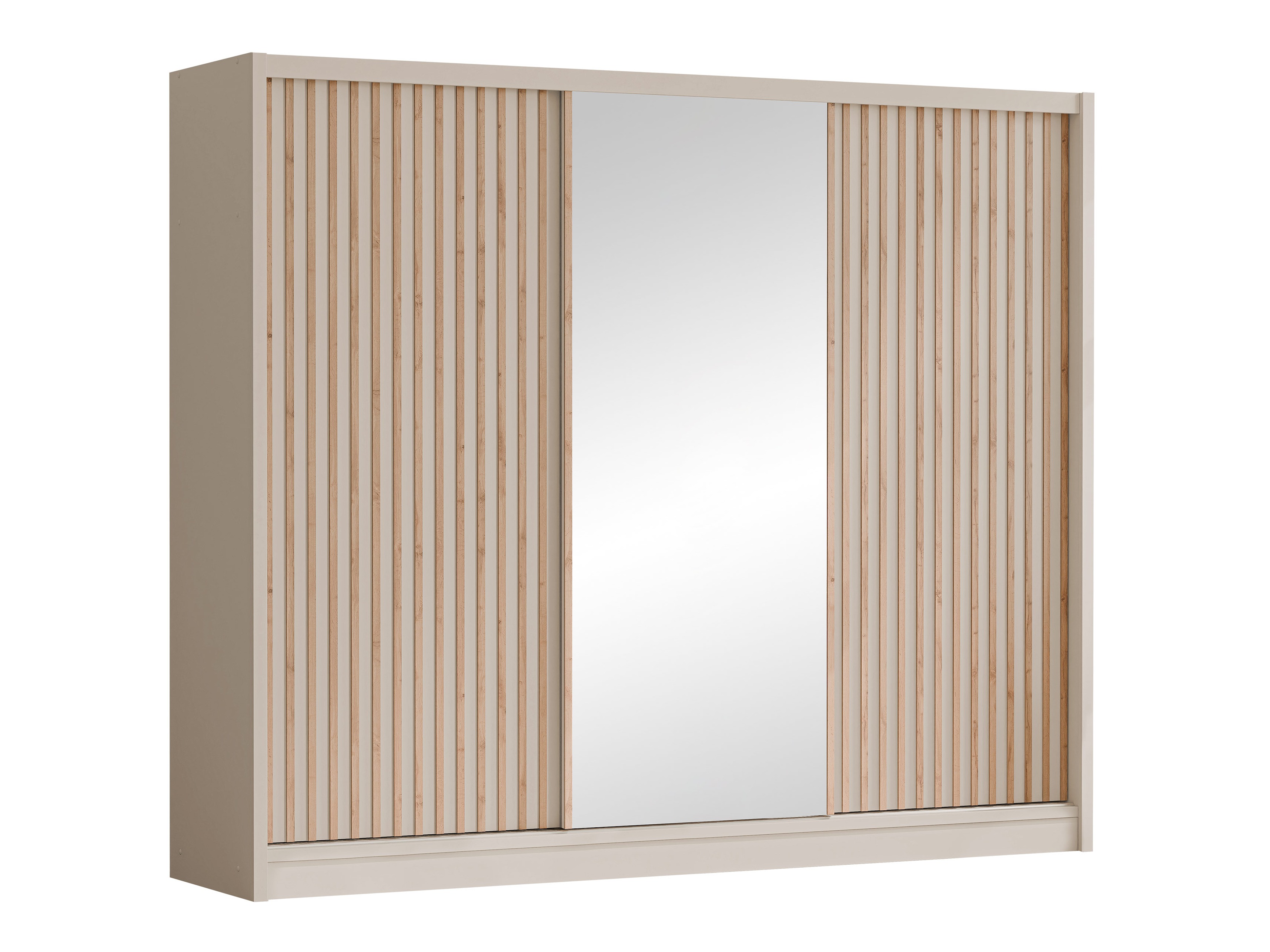 Armoire Honolulu 275 (Cachemire + Chêne wotan)