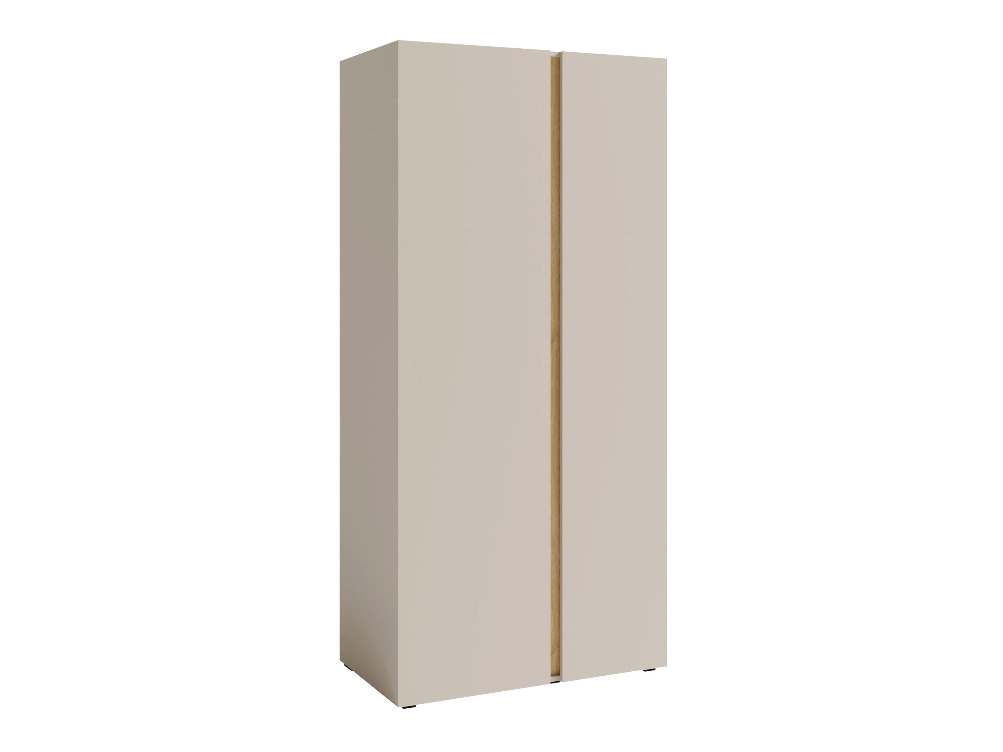 Armoire Fiosono 102 (Beige + Chêne clair)