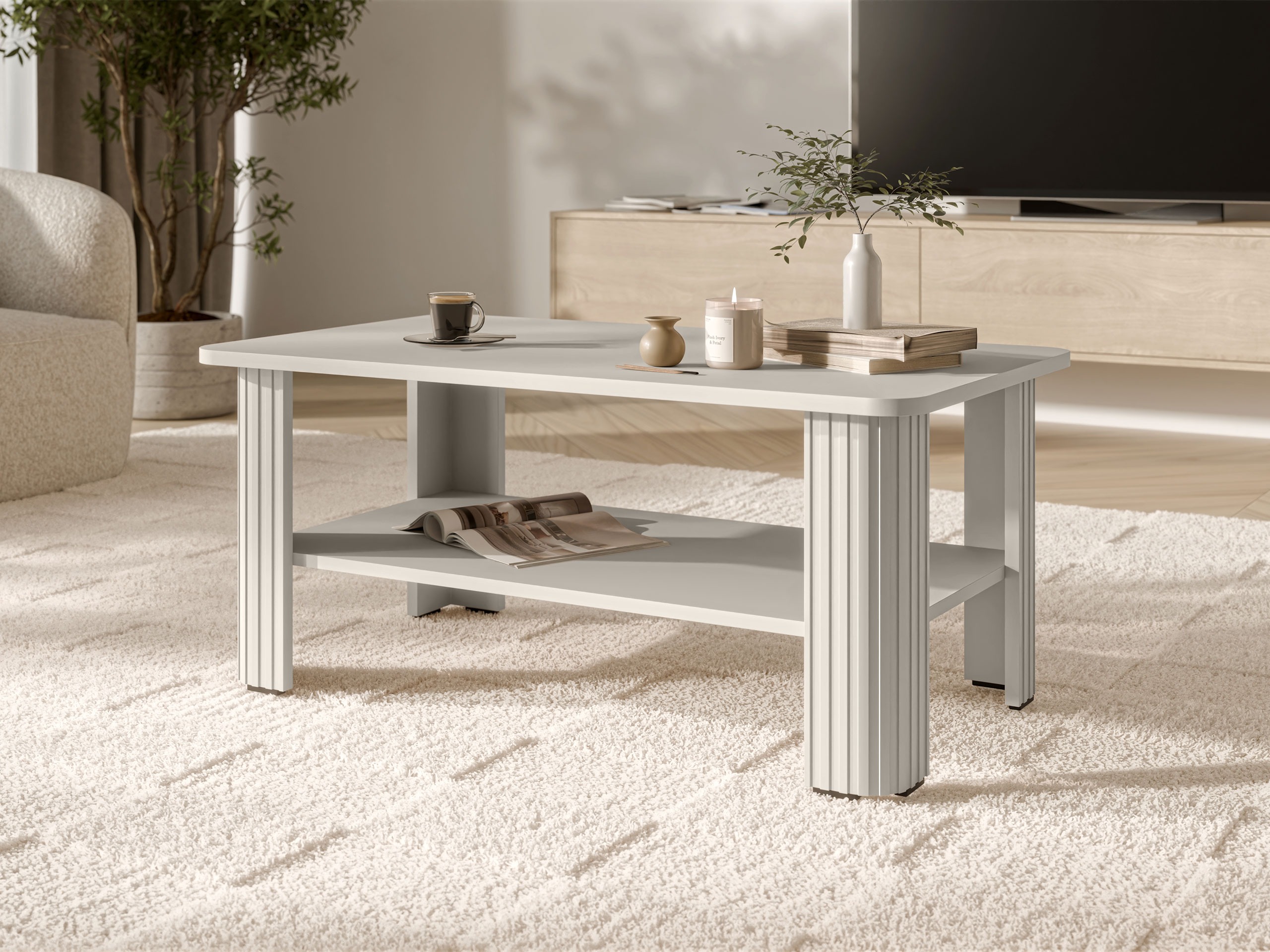 Table basse Charlotte 213 (Cachemire)