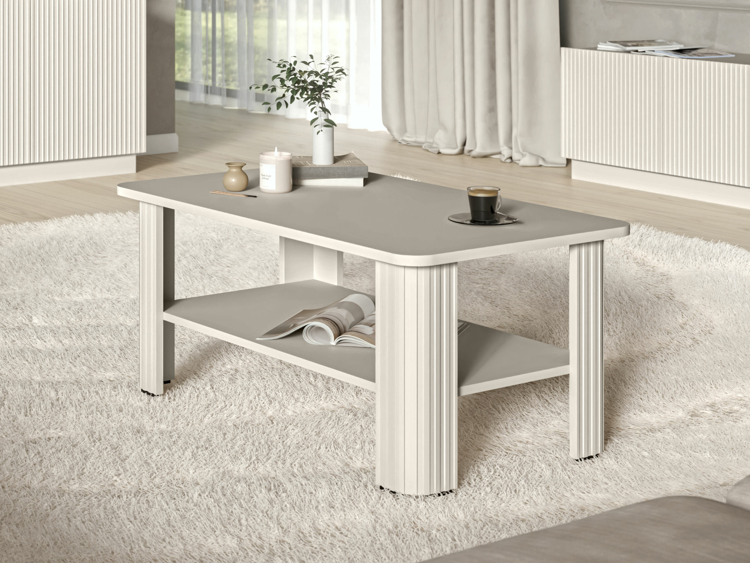 Table basse Charlotte 213 (Cachemire)