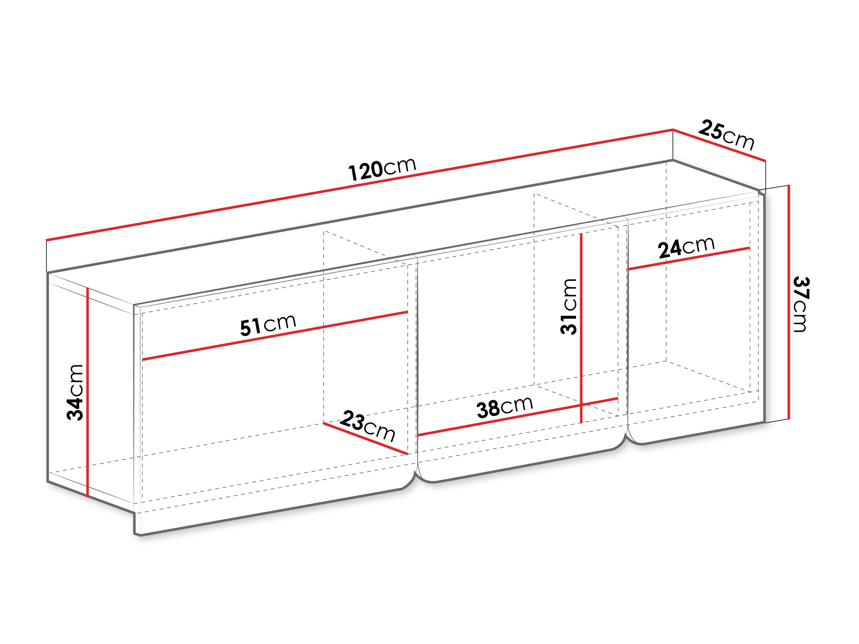 Armoire murale Fiosono 111 (Vert poussiéreux + Chêne)