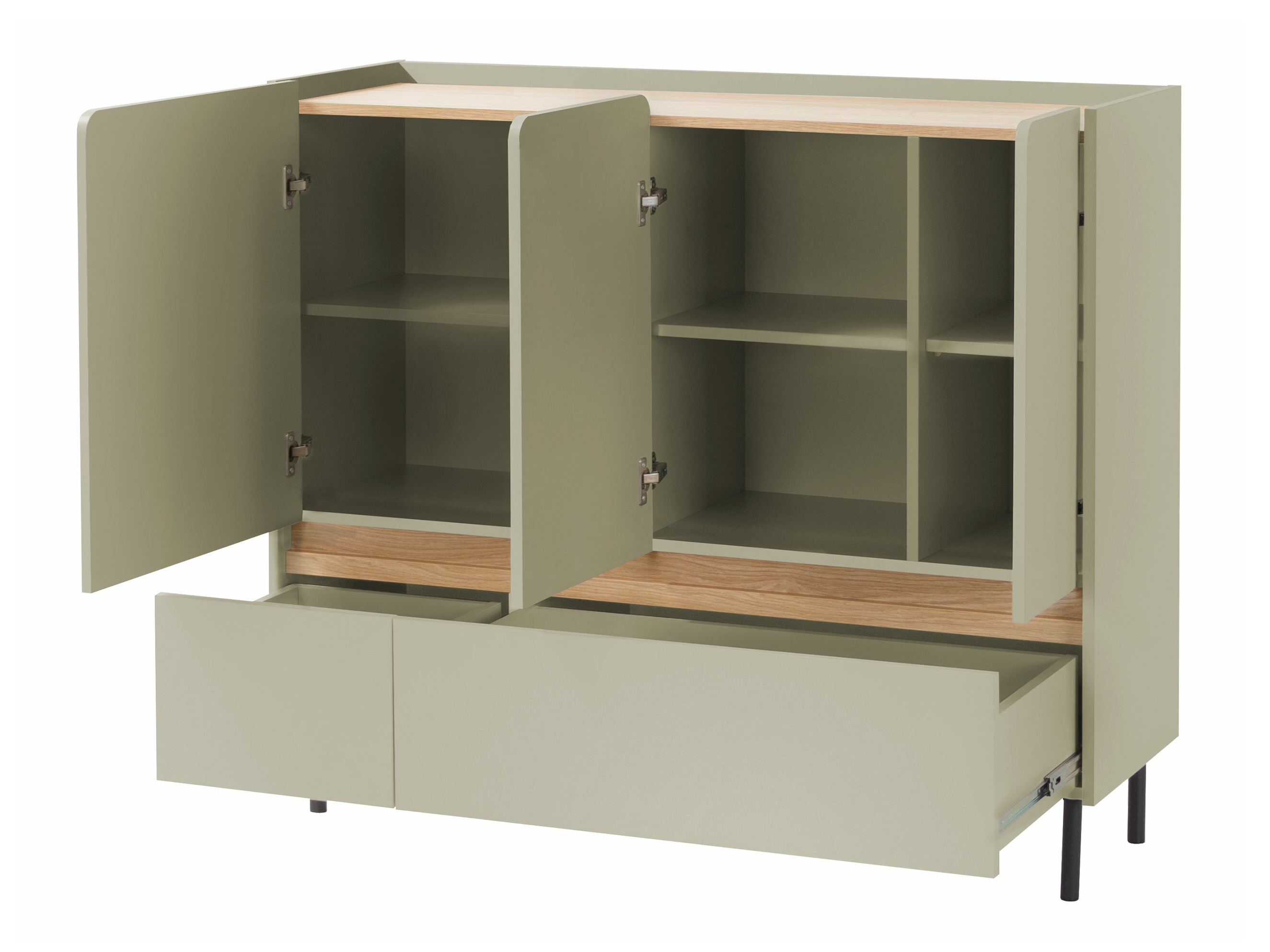 Commode Fiosono 106 (Eucalyptus + Chêne)