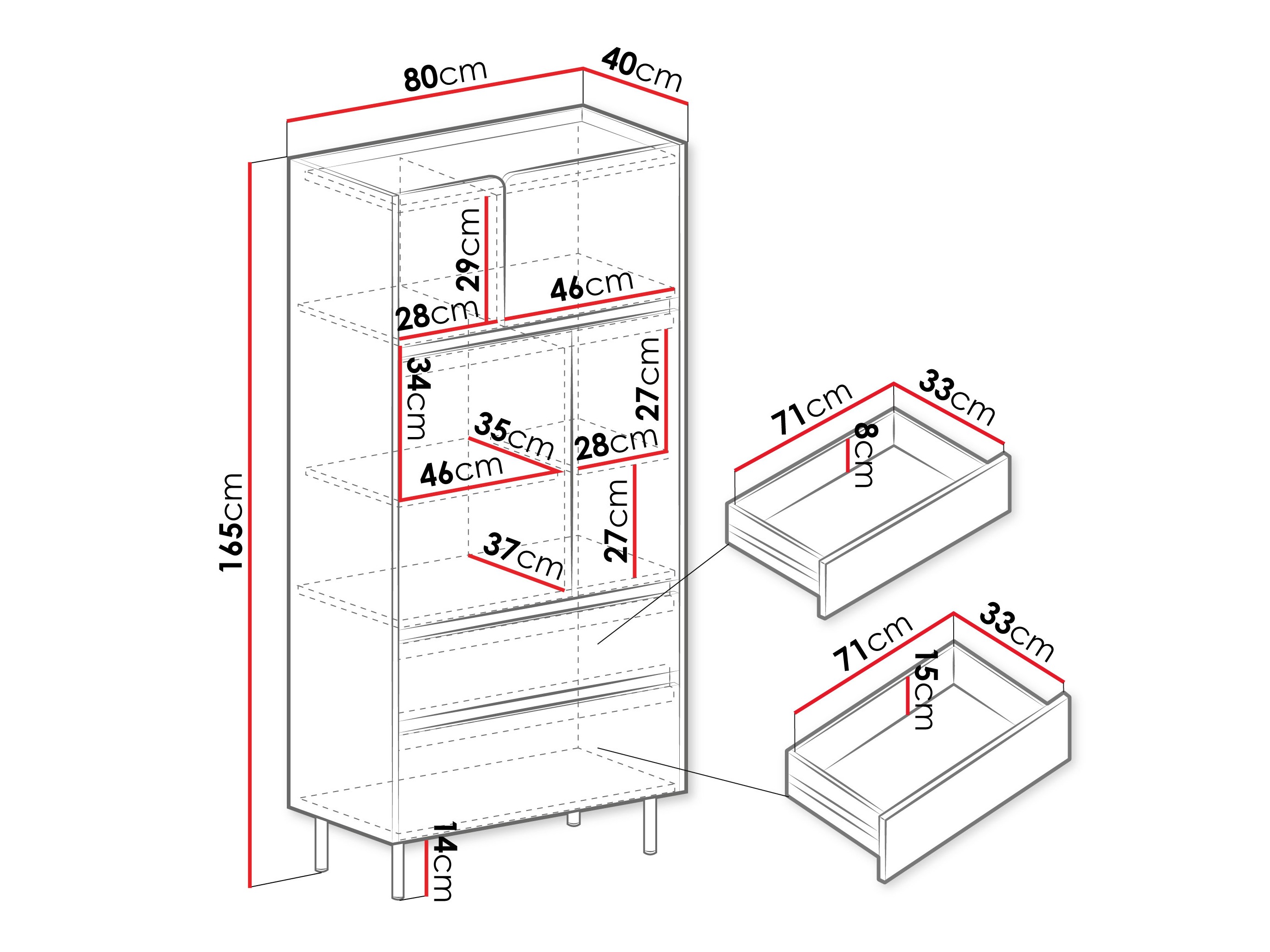 Étagère Fiosono 104 (Vert poussiéreux + Chêne)