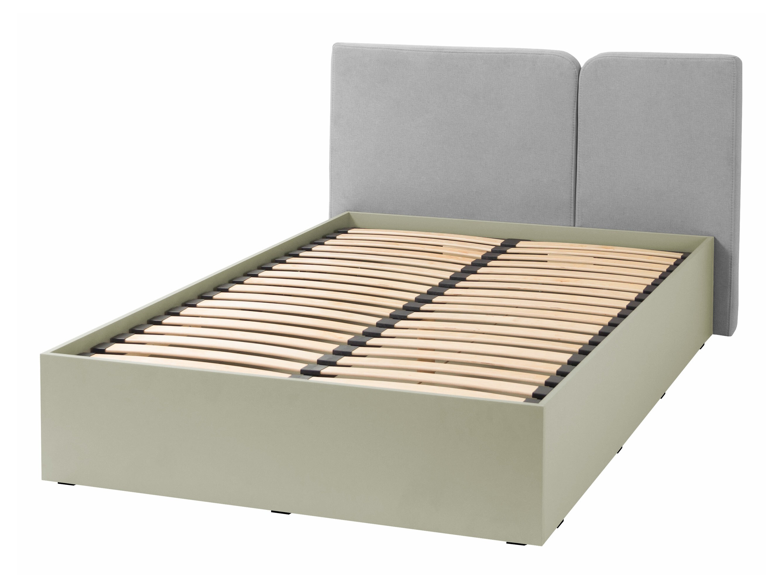 Lit Fiosono 112 (Beige + Chêne clair)