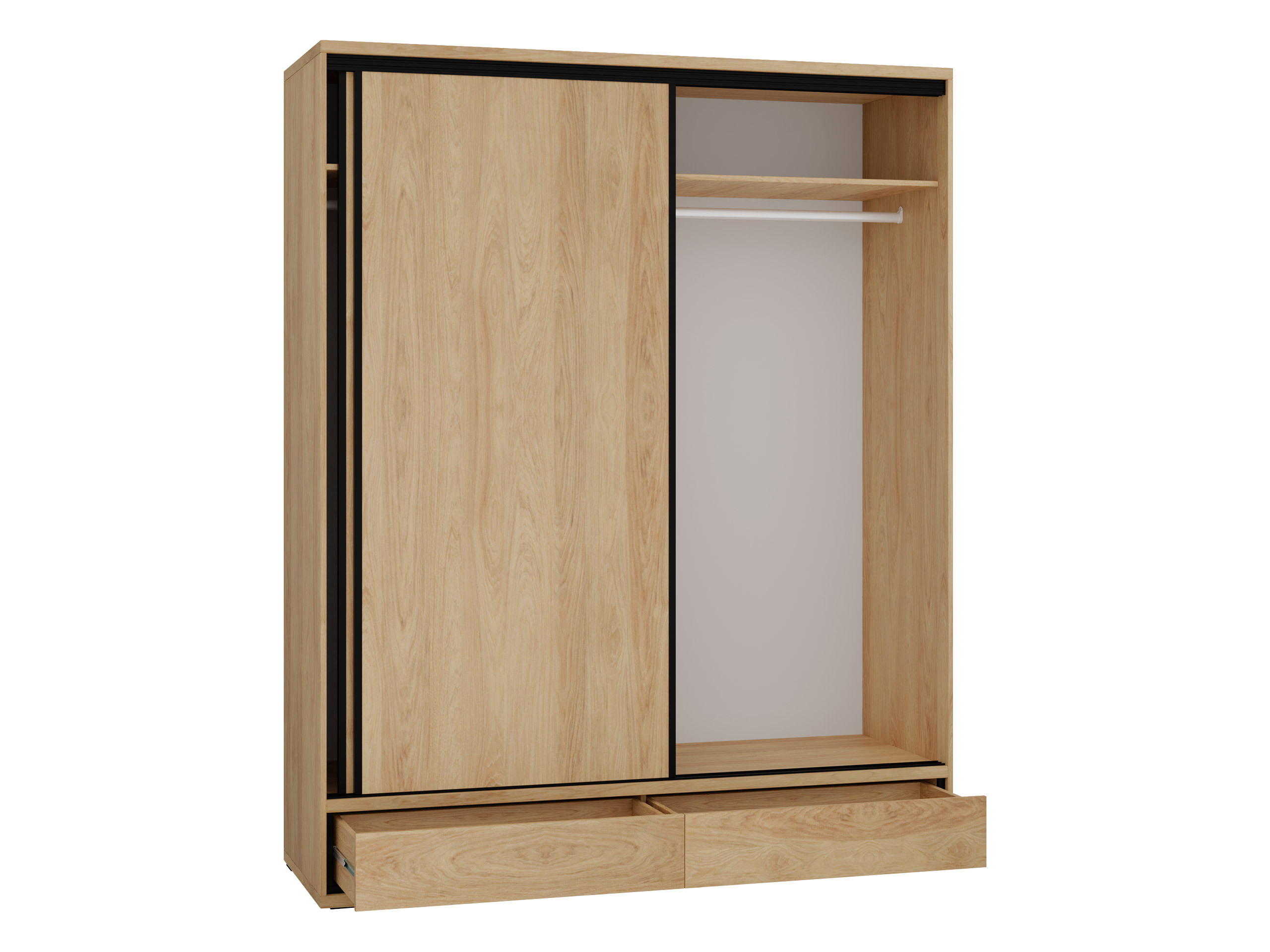 Armoire Etrmoni 109 (Clair bois + Chêne)