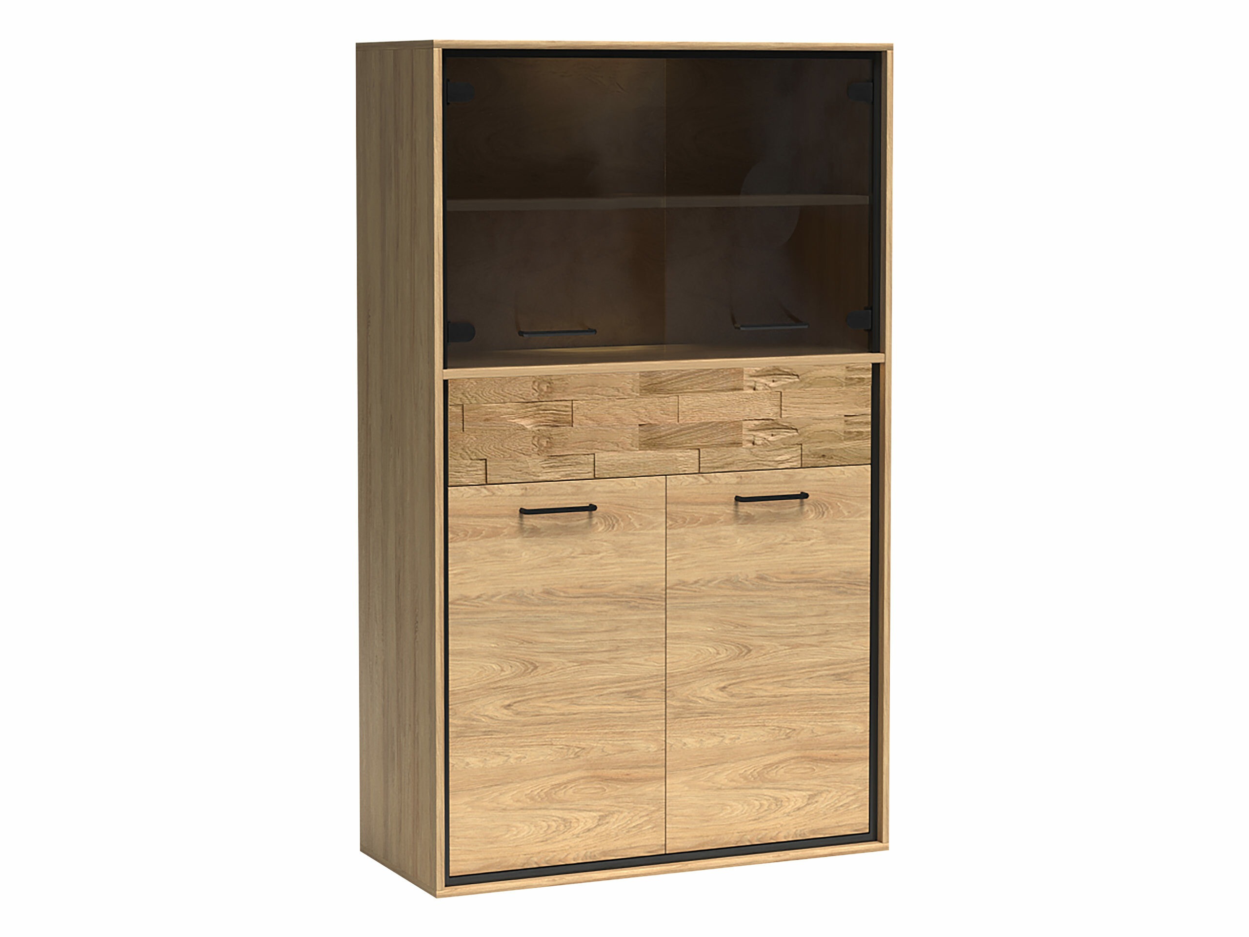 Étagère Etrmoni 102 (Clair bois + Chêne)