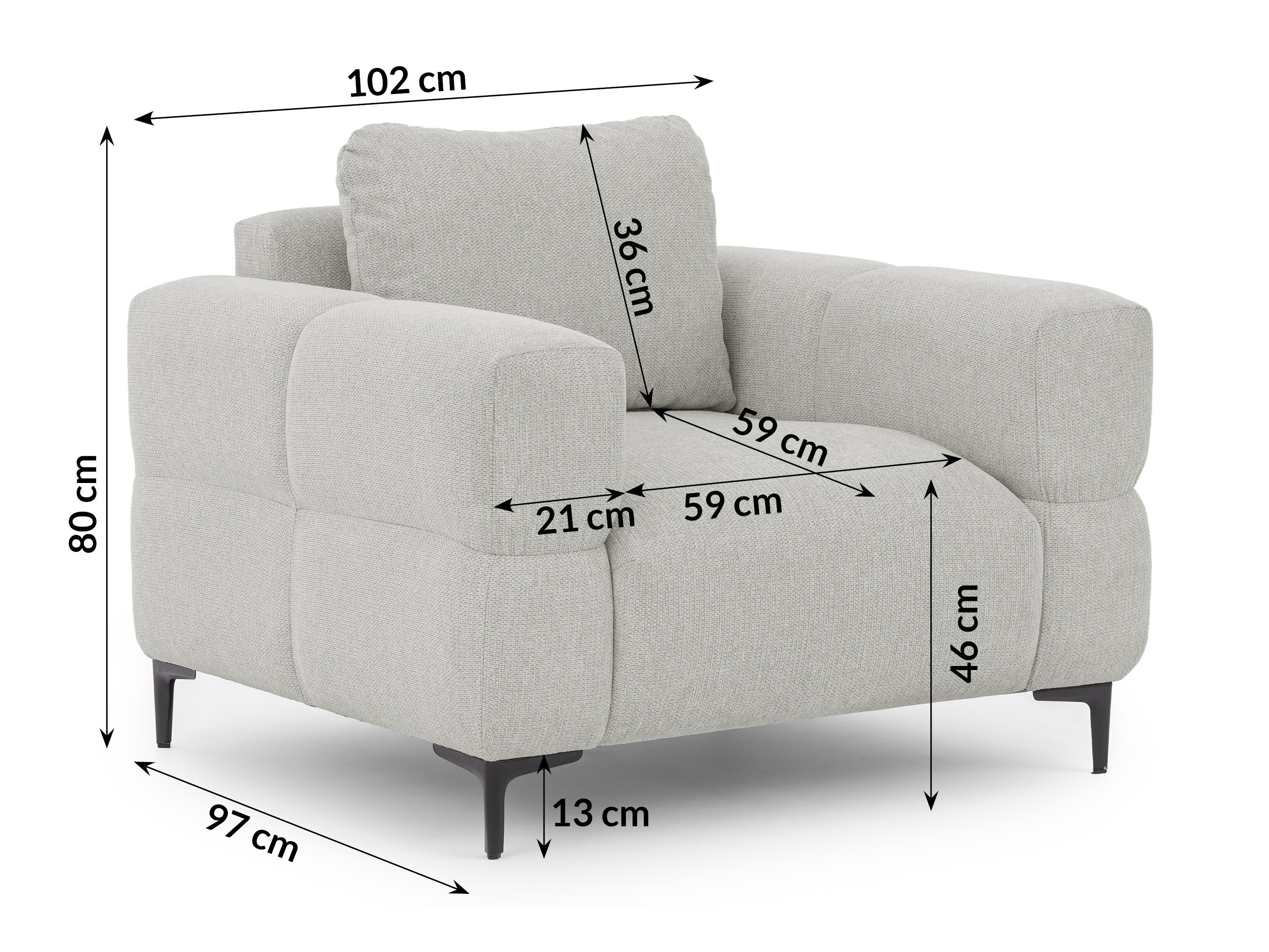 Fauteuil Rocklin 136 (Aragon 80)