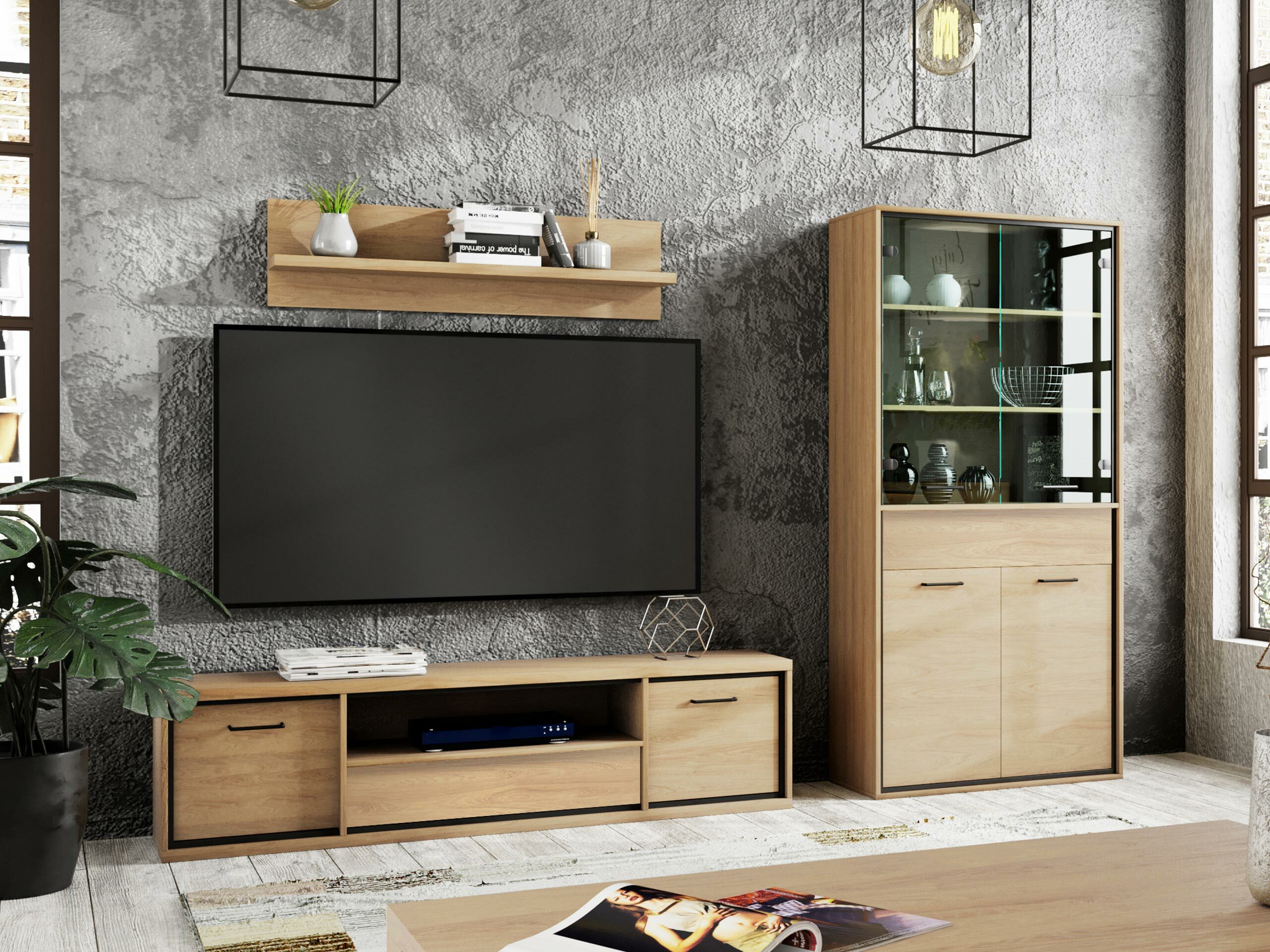 Ensemble de salon Etrmoni 119 (Clair bois)