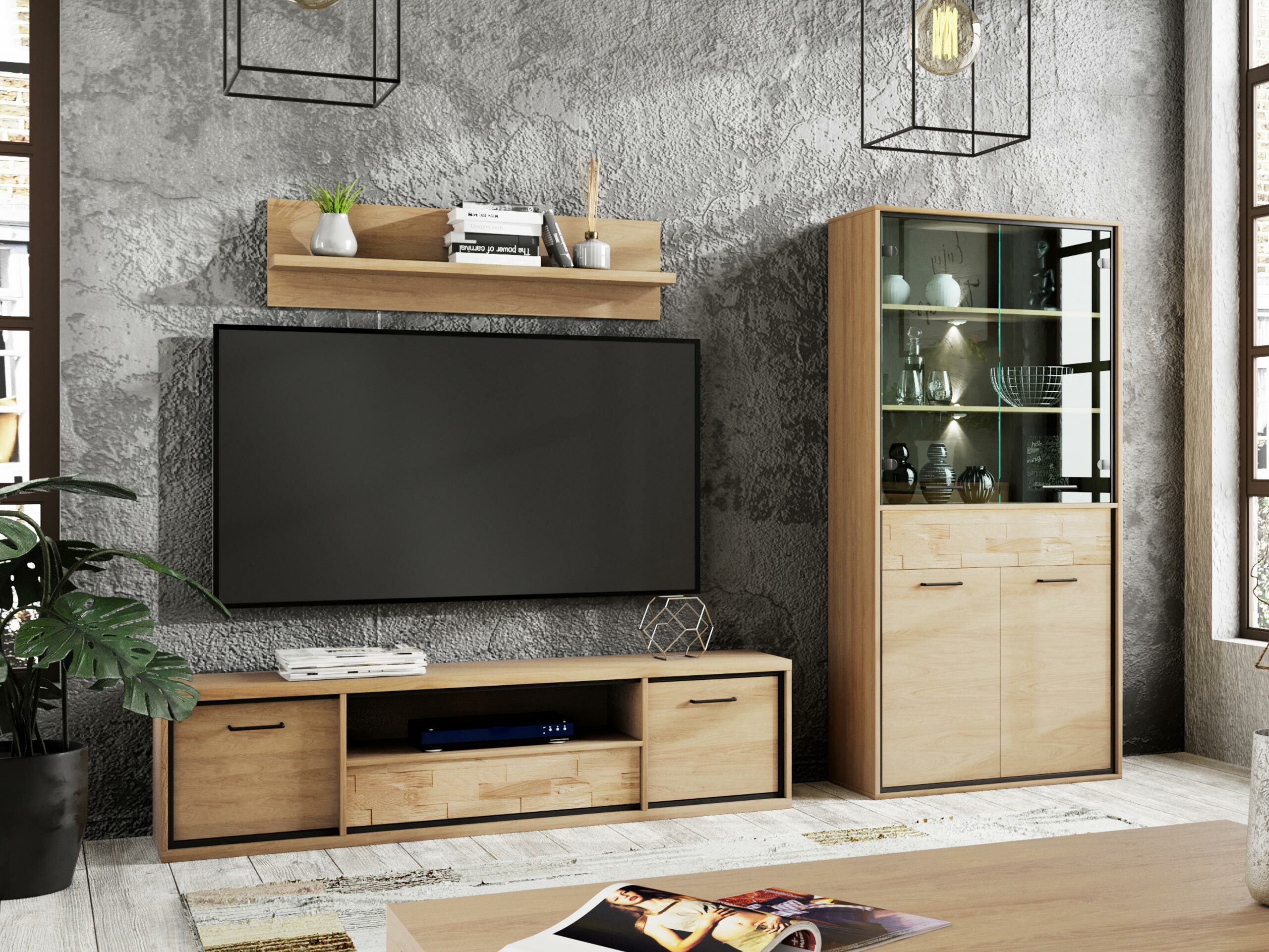 Ensemble de salon Etrmoni 119 (Clair bois)