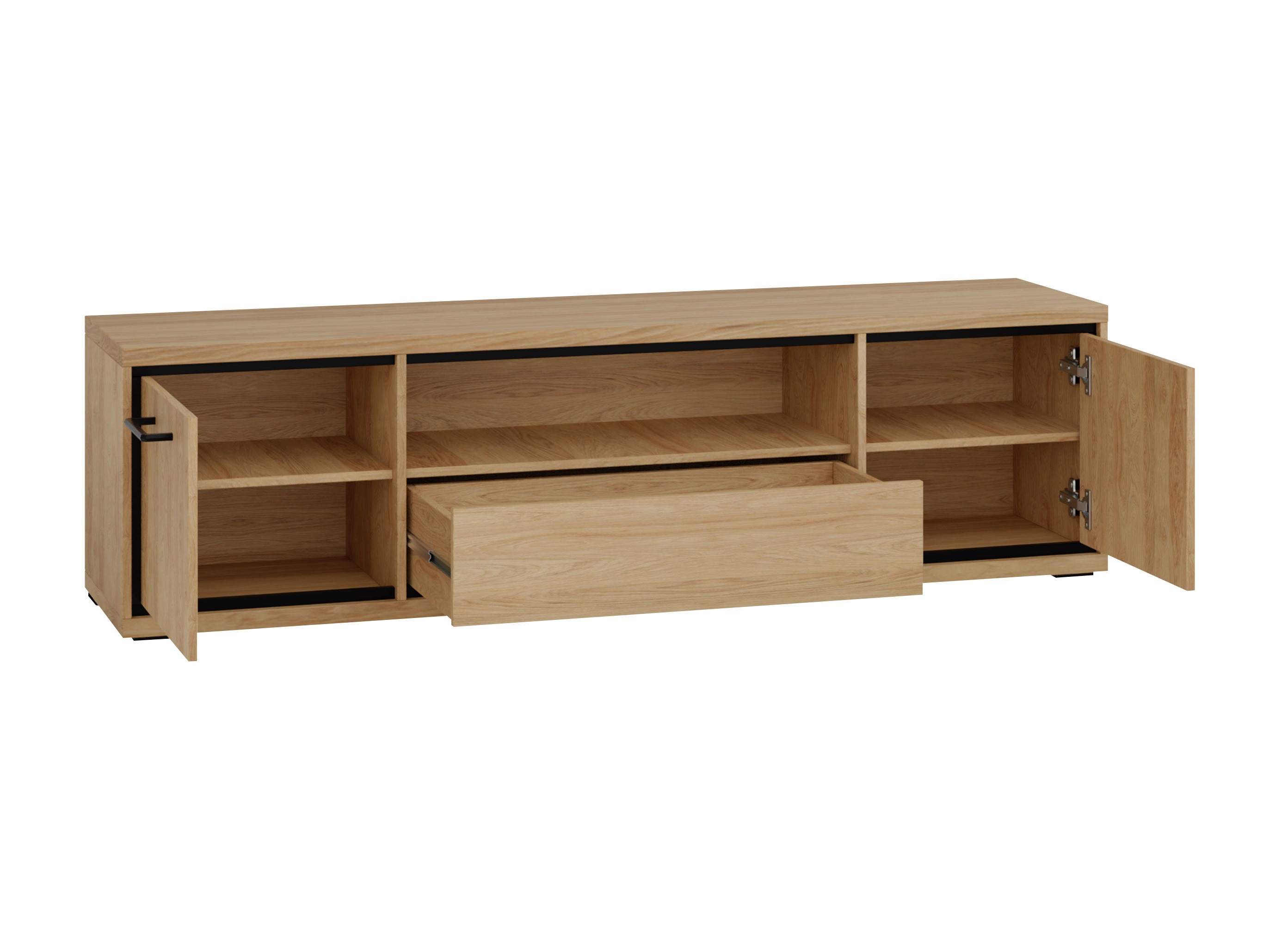 Meuble TV Etrmoni 111 (Clair bois + Chêne)