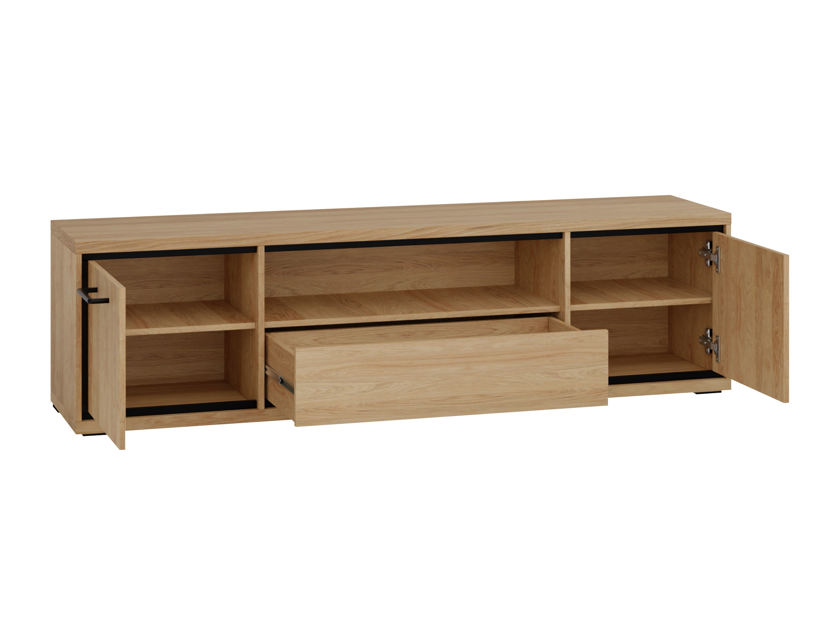 Meuble TV Etrmoni 111 (Clair bois + Chêne)