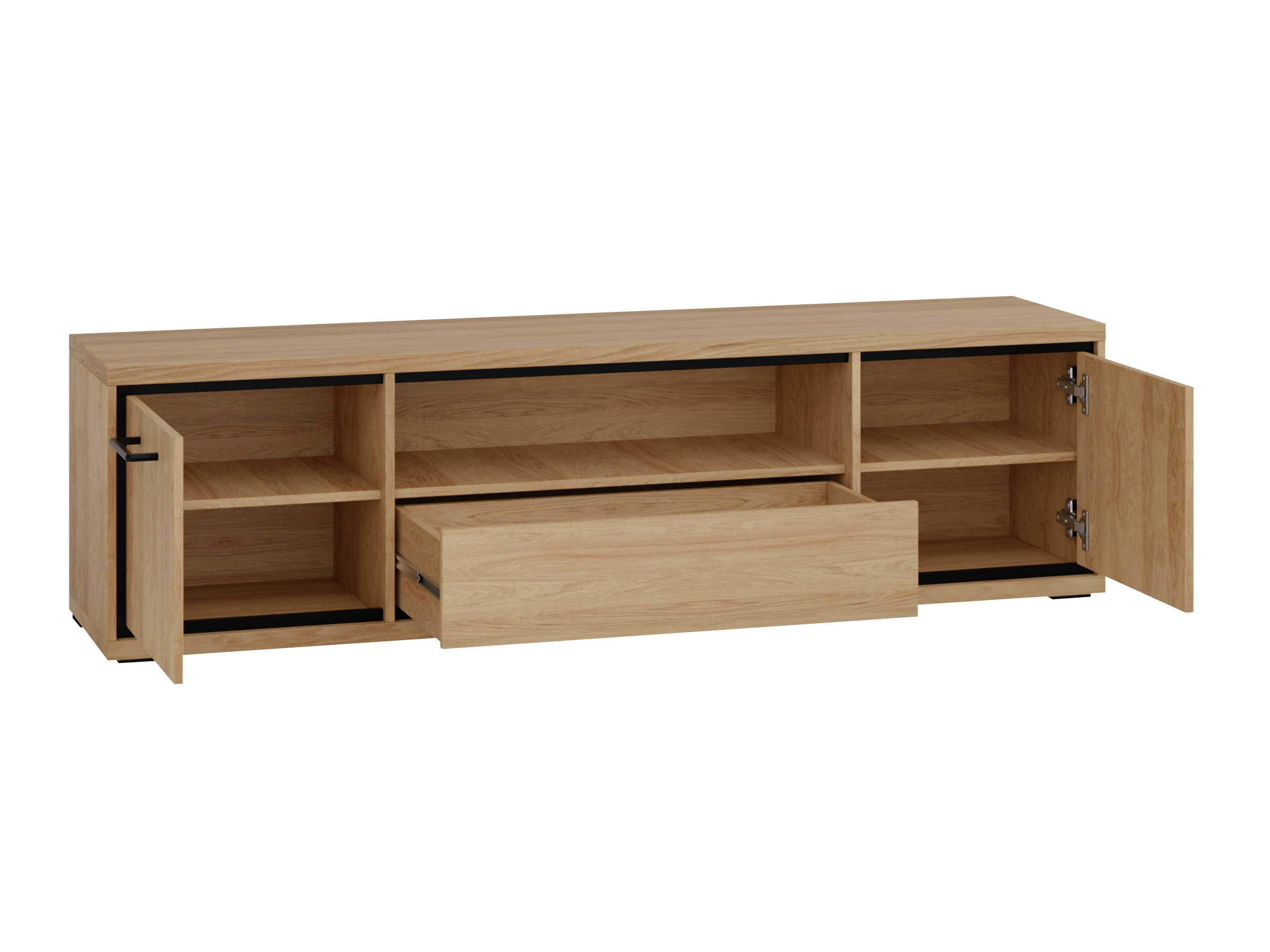 Meuble TV Etrmoni 111 (Clair bois + Chêne)
