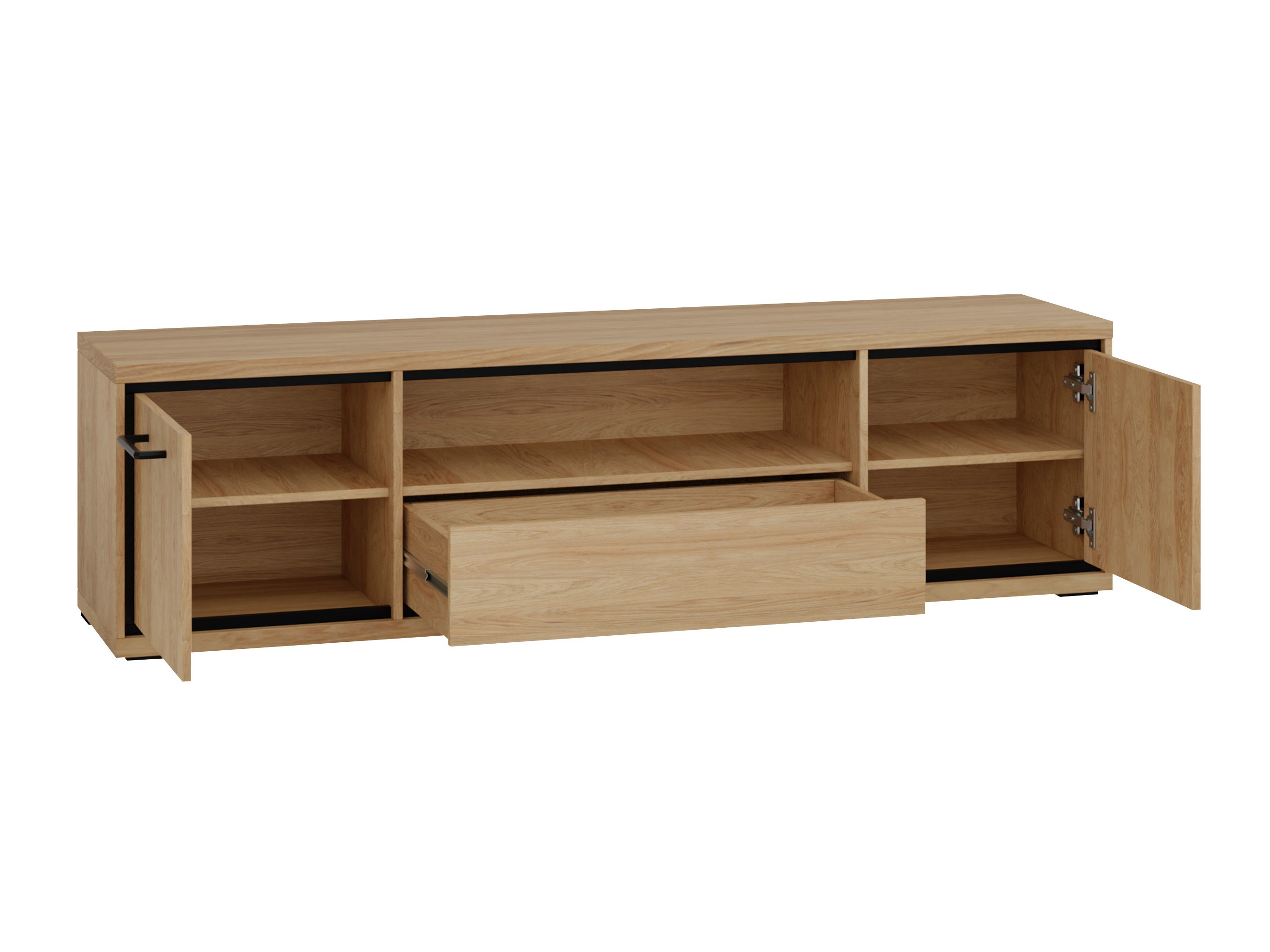 Meuble TV Etrmoni 111 (Clair bois + Chêne)