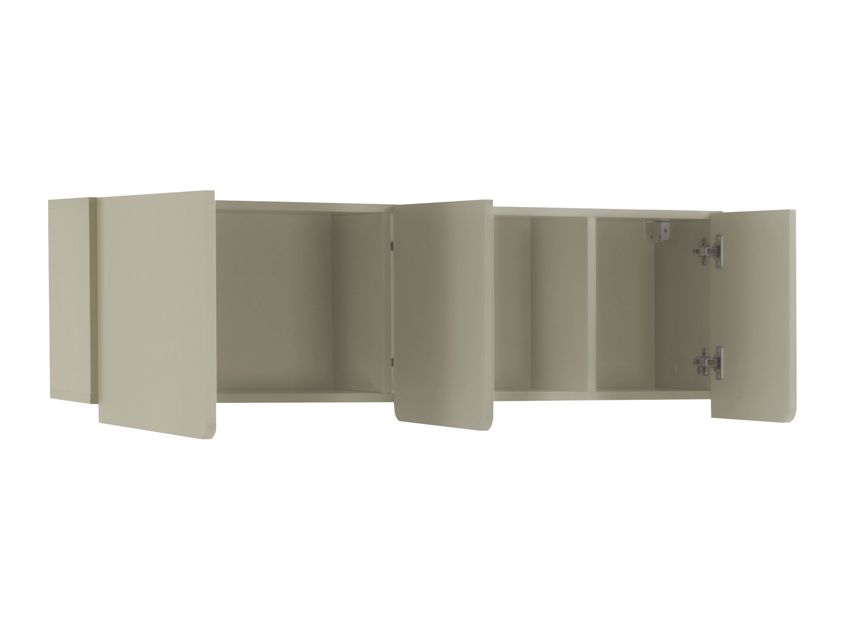 Ensemble de meubles Fiosono 114 (Vert poussiéreux + Chêne)